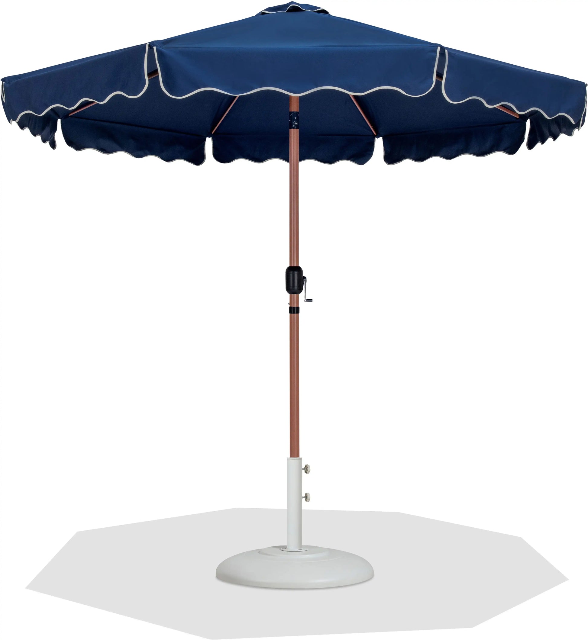 Amalfi - Patio Umbrella - White Base / Light Brown Pole - Best Buy Furniture