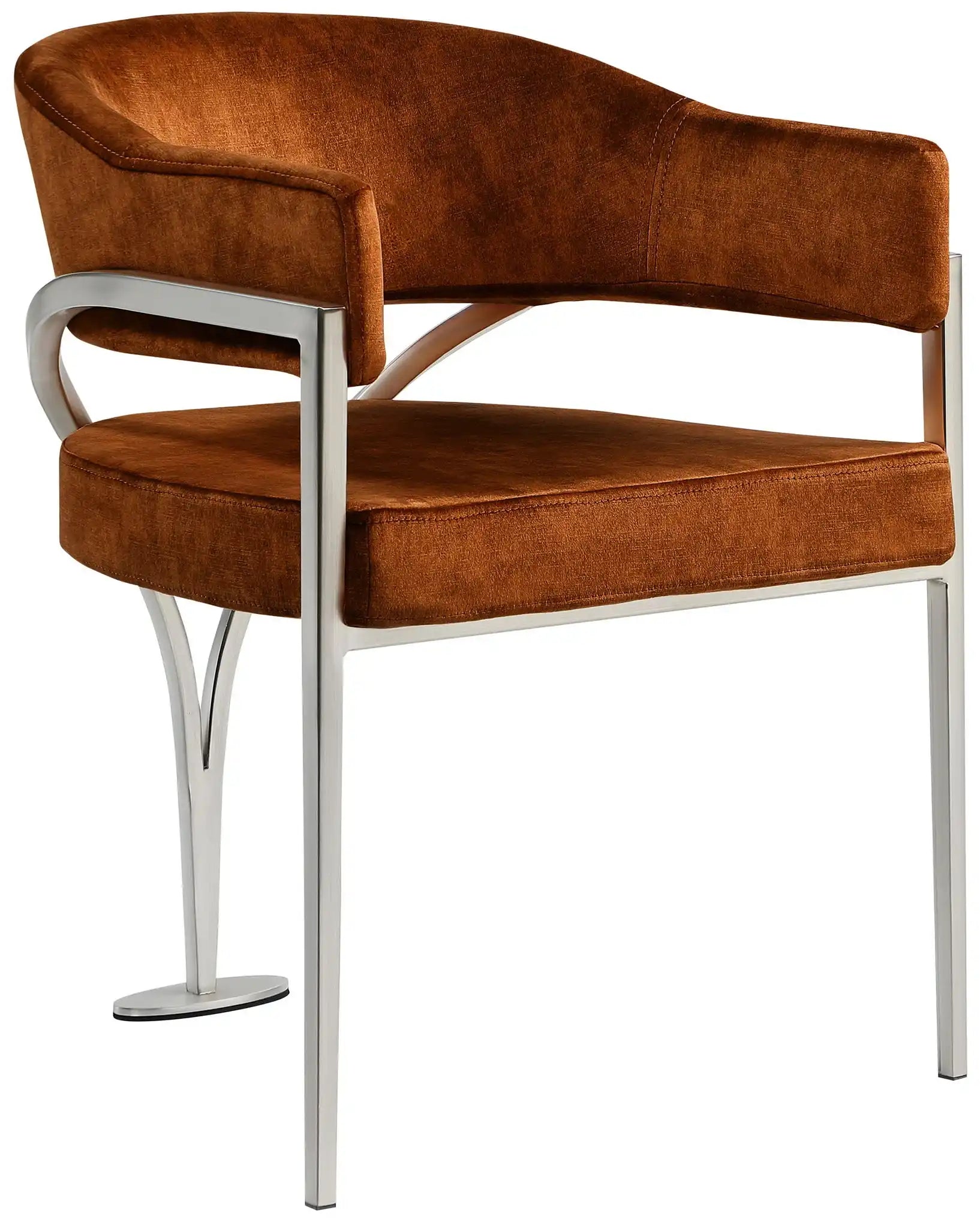 Madelyn - Dining Chair (Set of 2) - Brushed Chrome - Best Buy Furniture