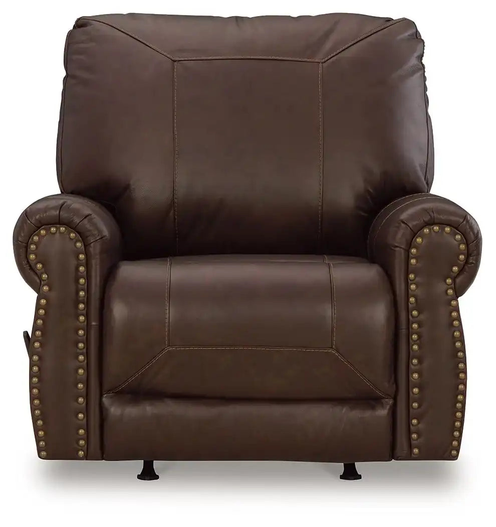 Colleton - Rocker Recliner - Dark Brown - Best Buy Furniture