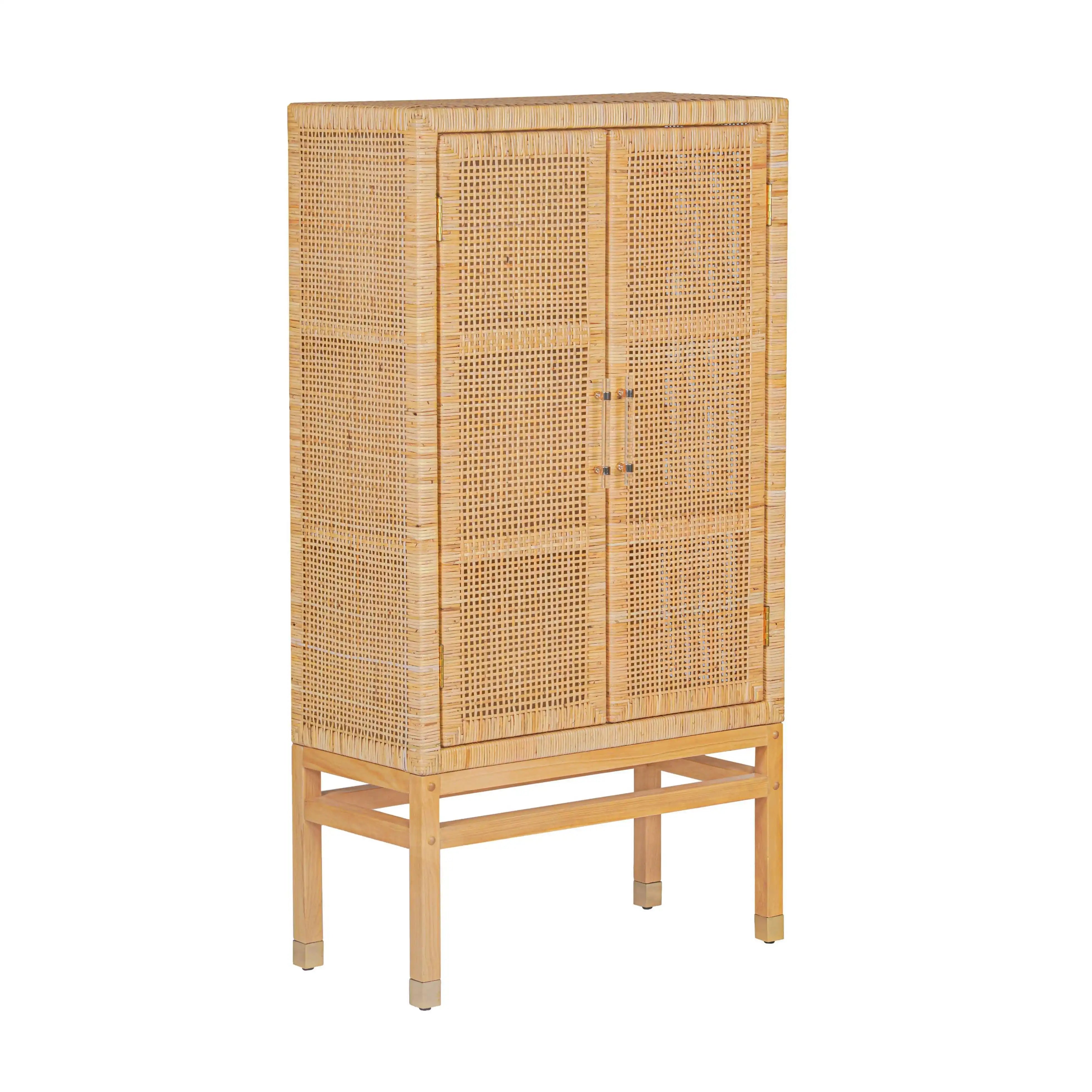 Amara - Woven Rattan Cabinet - Best Buy Furniture