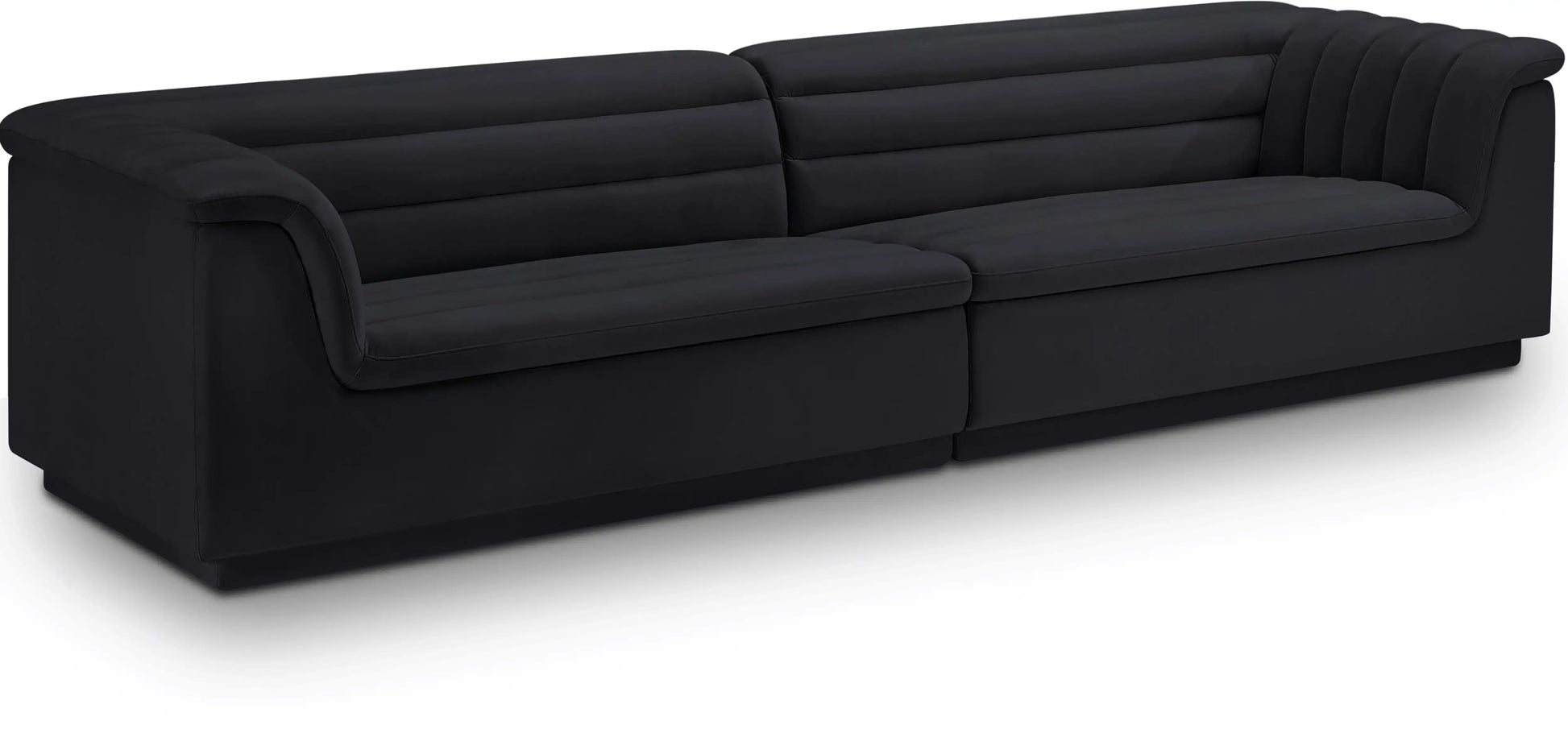 Cascade - Velvet Modular Sofa - Best Buy Furniture