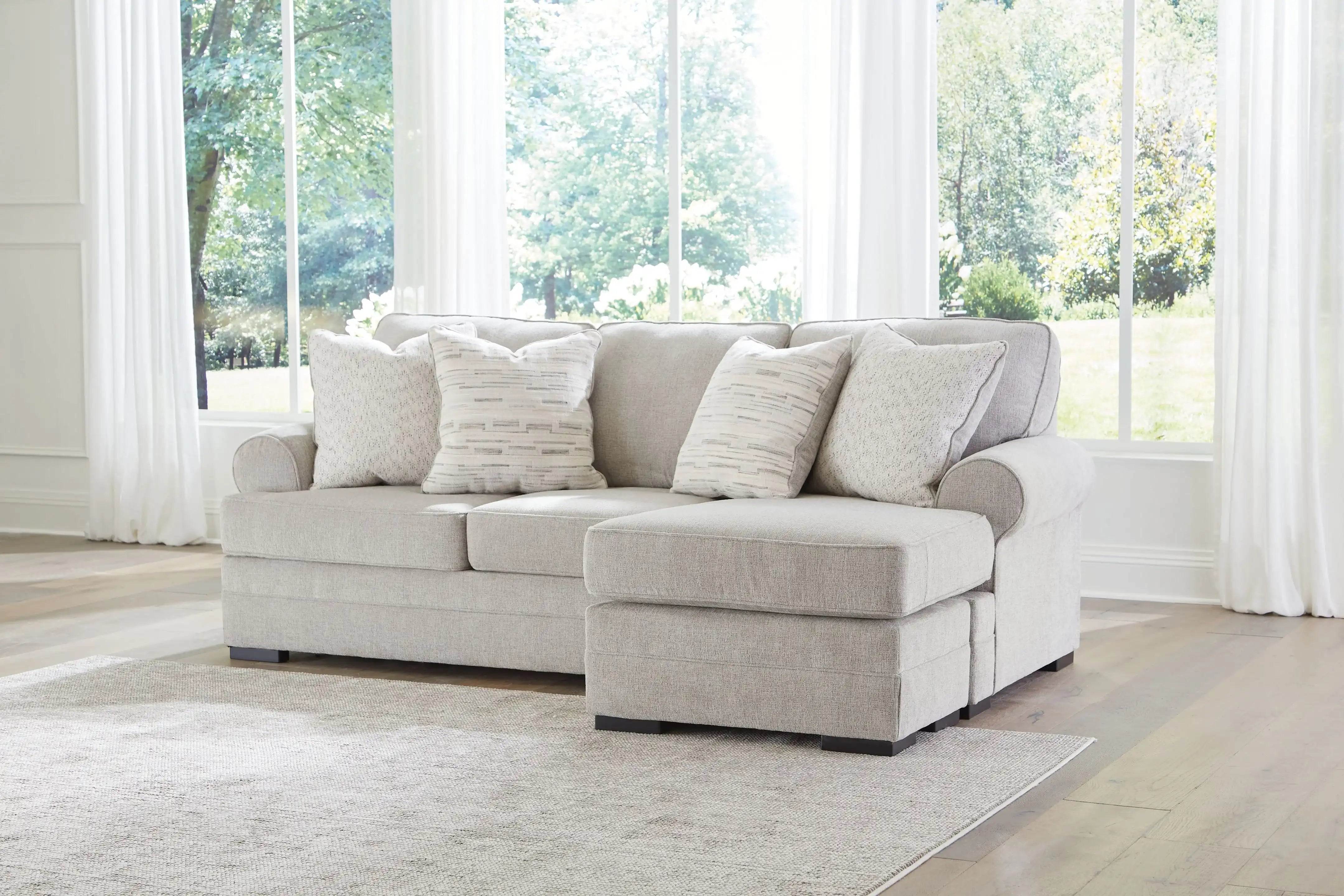 Eastonbridge - Sofa Chaise - Shadow - Best Buy Furniture