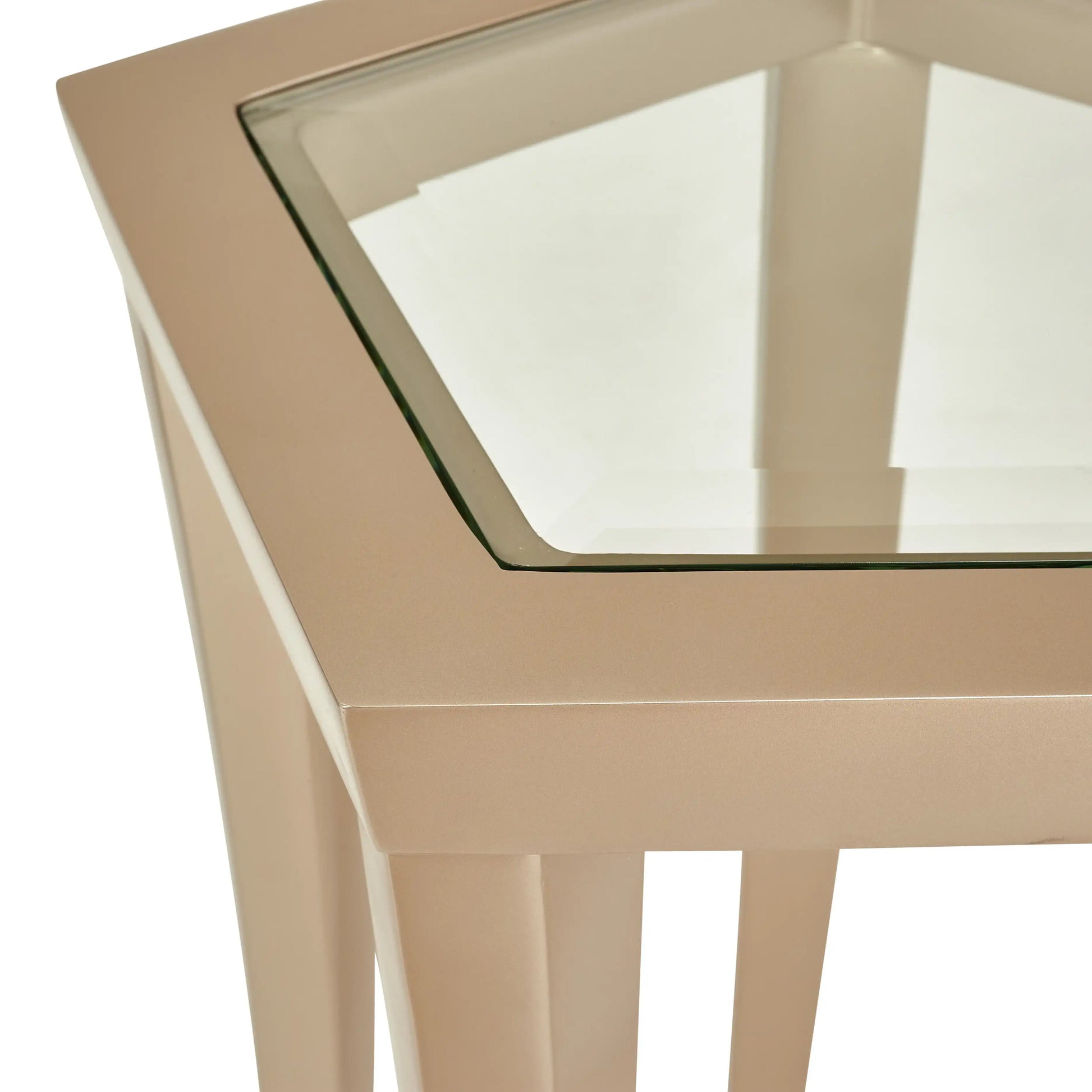 La Rachelle - Chairside Table - Champagne - Best Buy Furniture