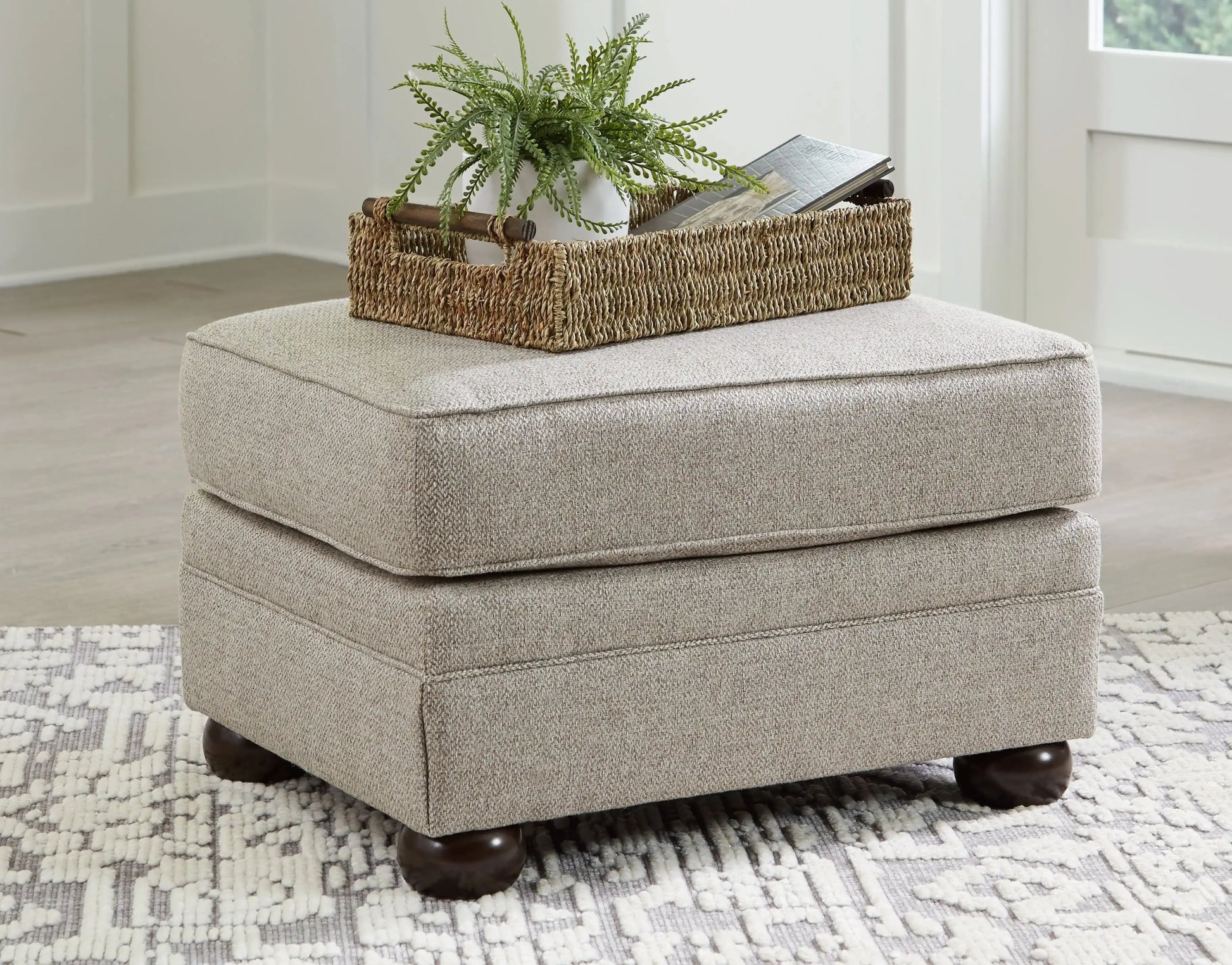 Gaelon - Ottoman - Dune - Best Buy Furniture