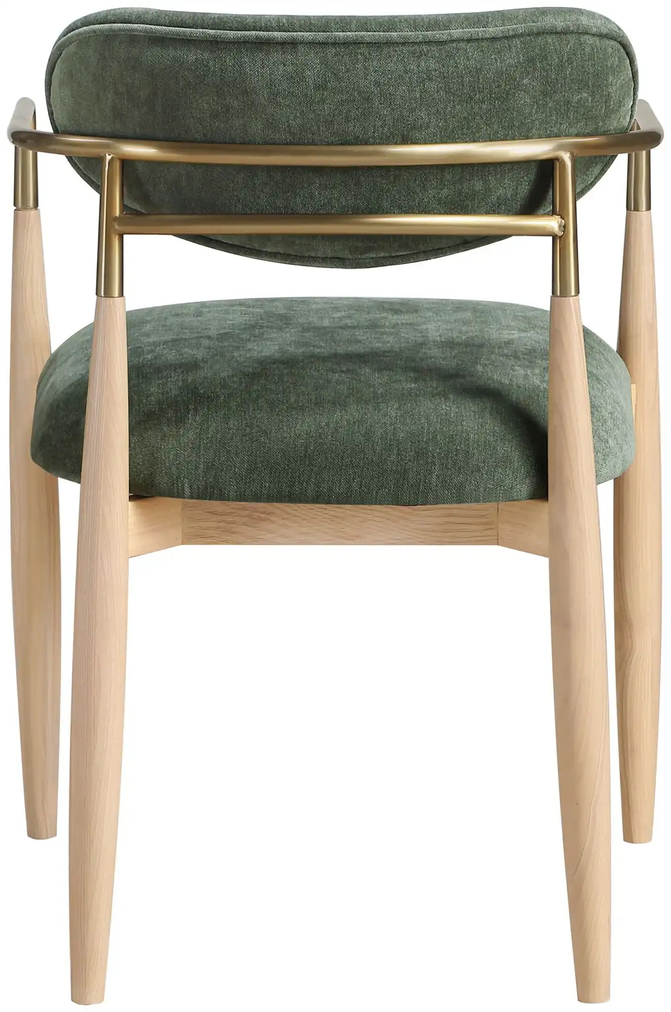 Riccio - Fabric Dining Arm Chair (Set of 2) - Natural Frame