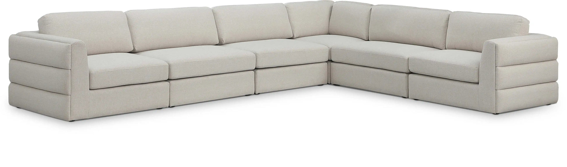 Beckham - 6 Piece Modular Corner Sectional - Best Buy Furniture