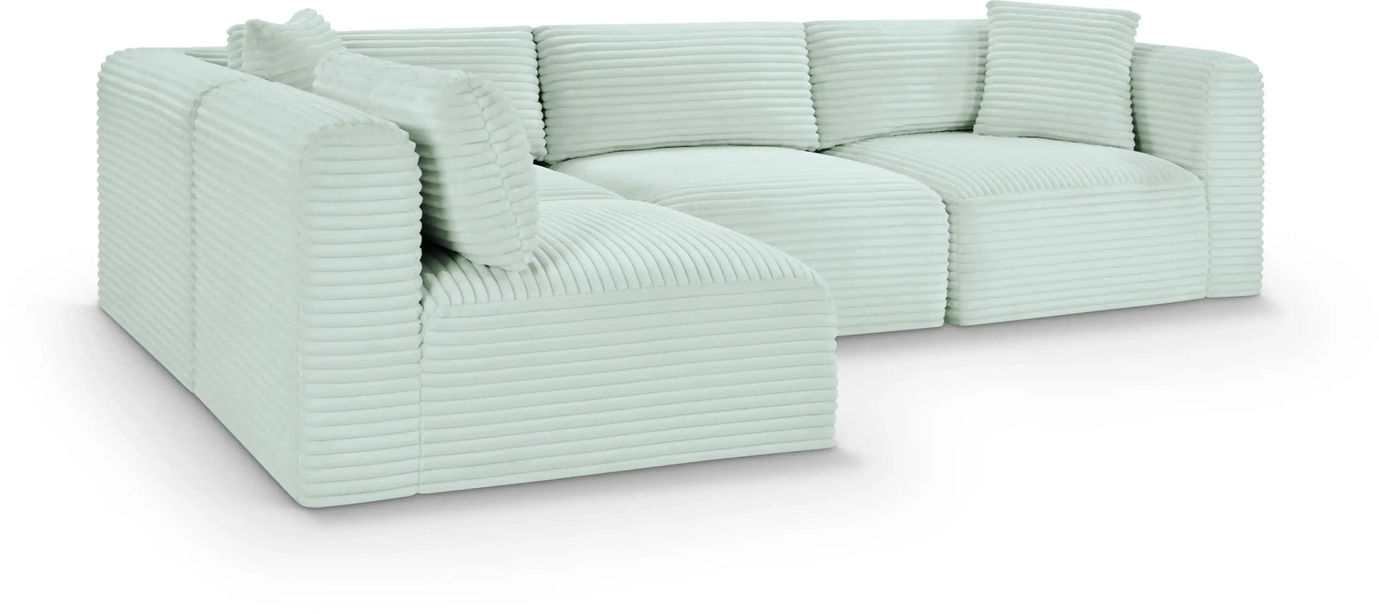 Shaggy - 4 Piece Modular Sectional - Best Buy Furniture