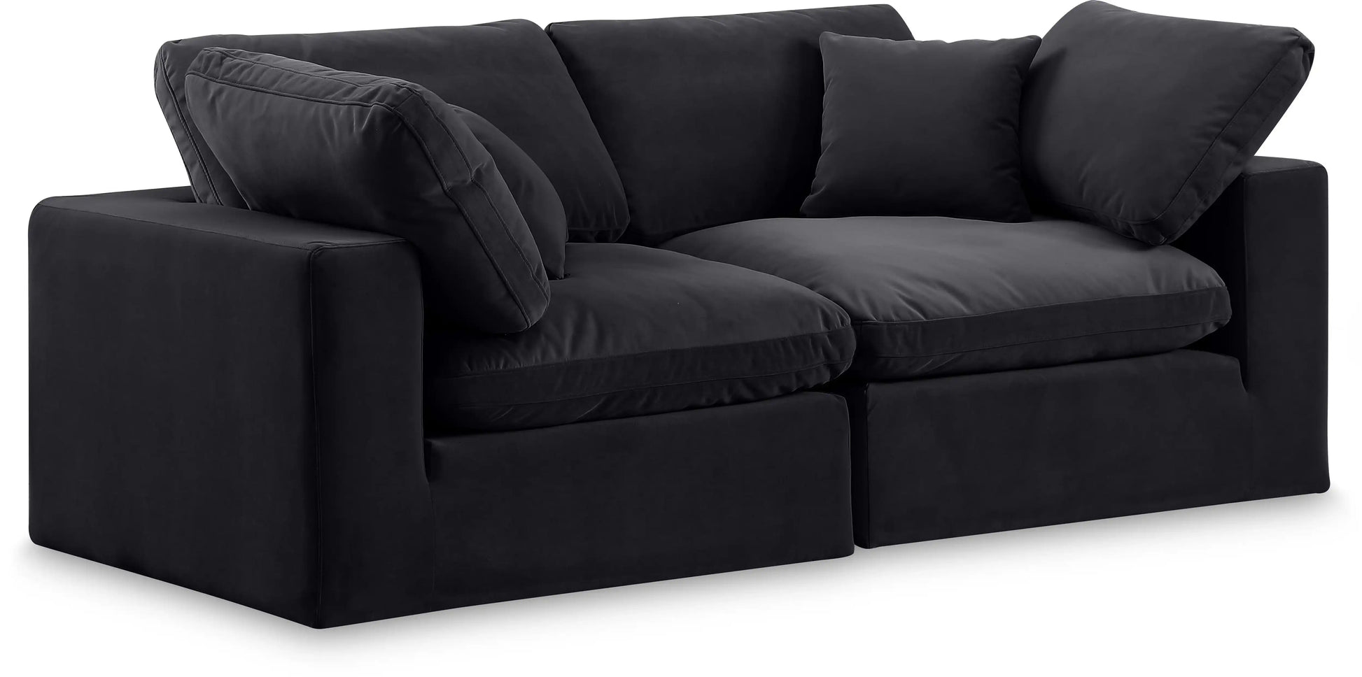 Comfy - Velvet Modular Sofa 2 Seats - Best Buy Furniture