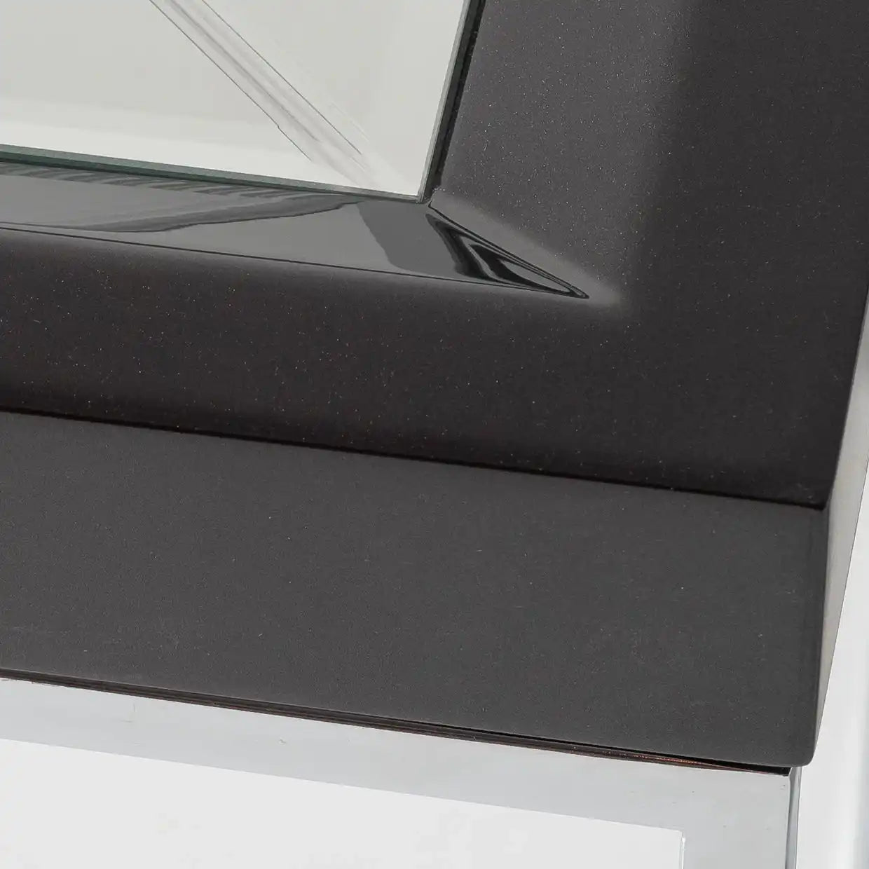 Carmela - End Table - Glossy Charcoal Sand - Best Buy Furniture