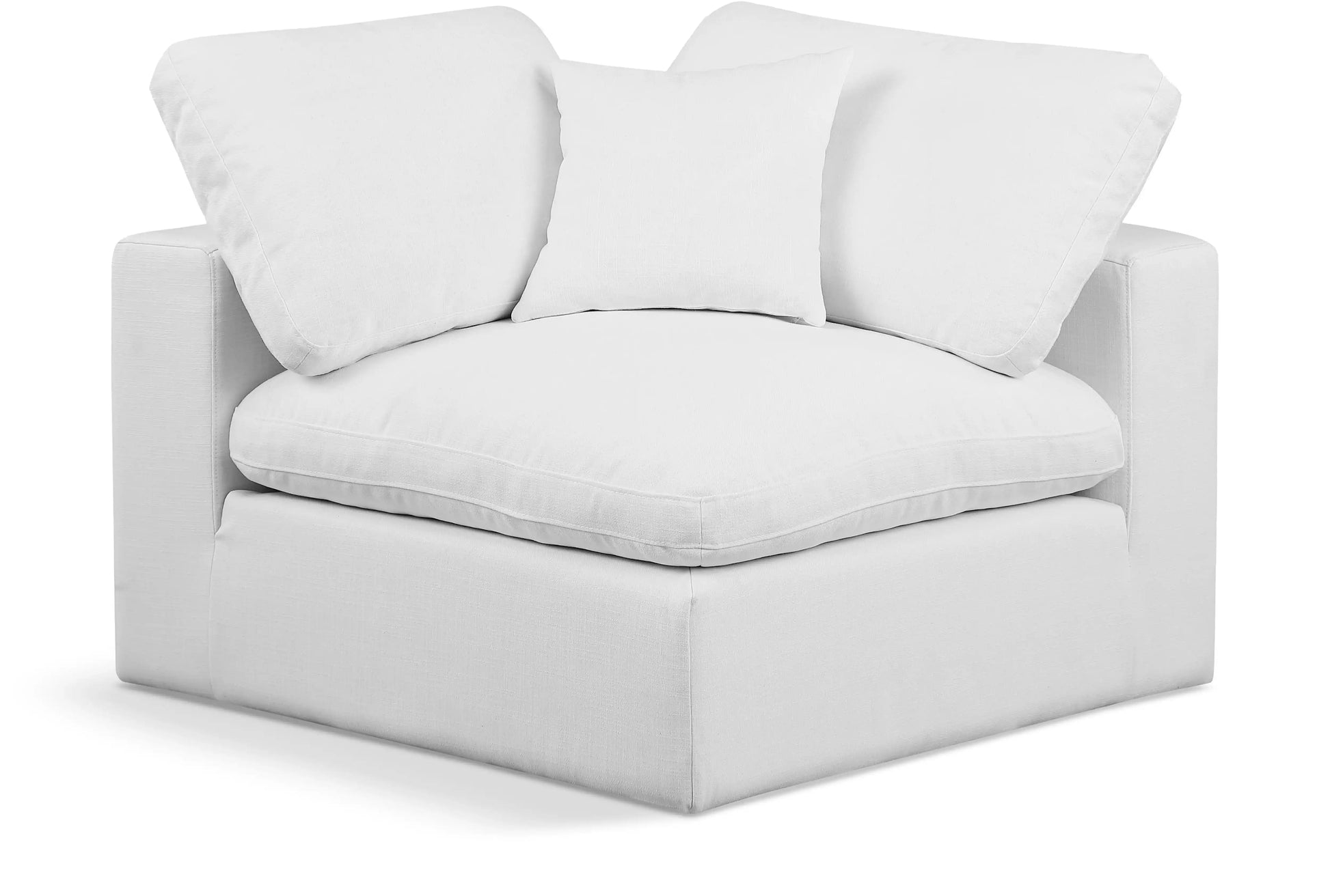 Comfy - Linen Corner Chair - Best Buy Furniture