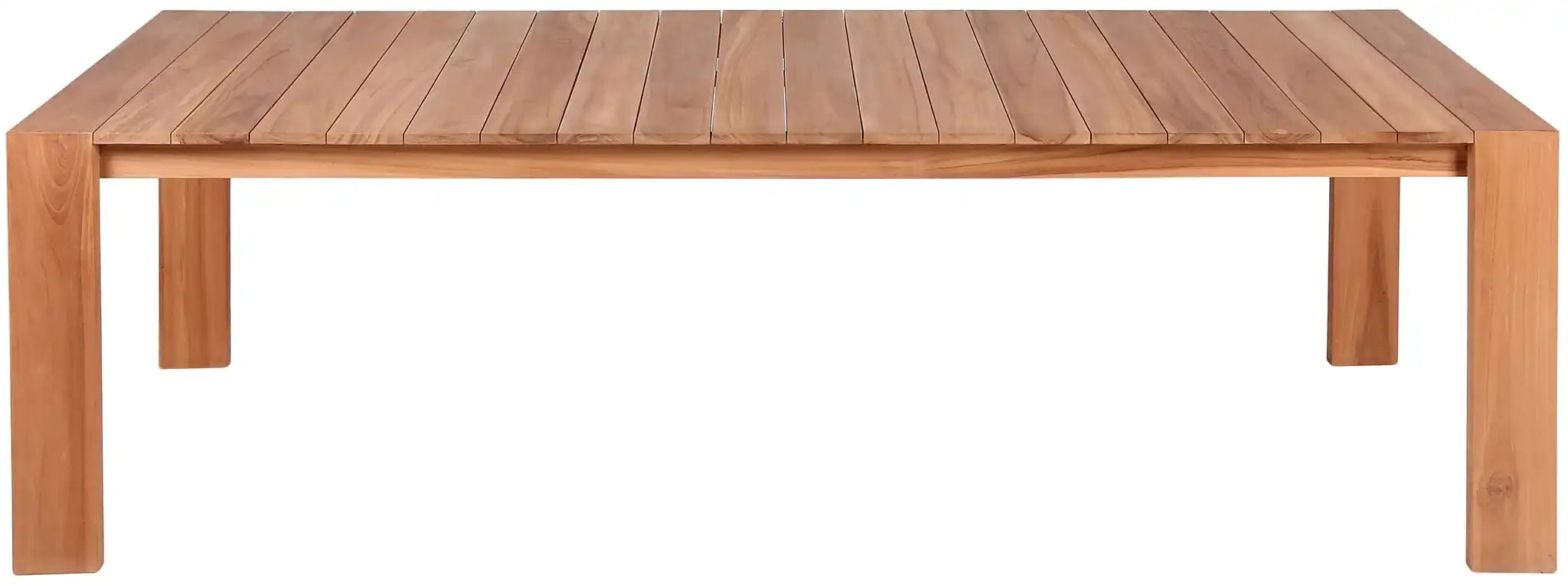 Tulum - Teak Outdoor Patio Dining Table - Natural