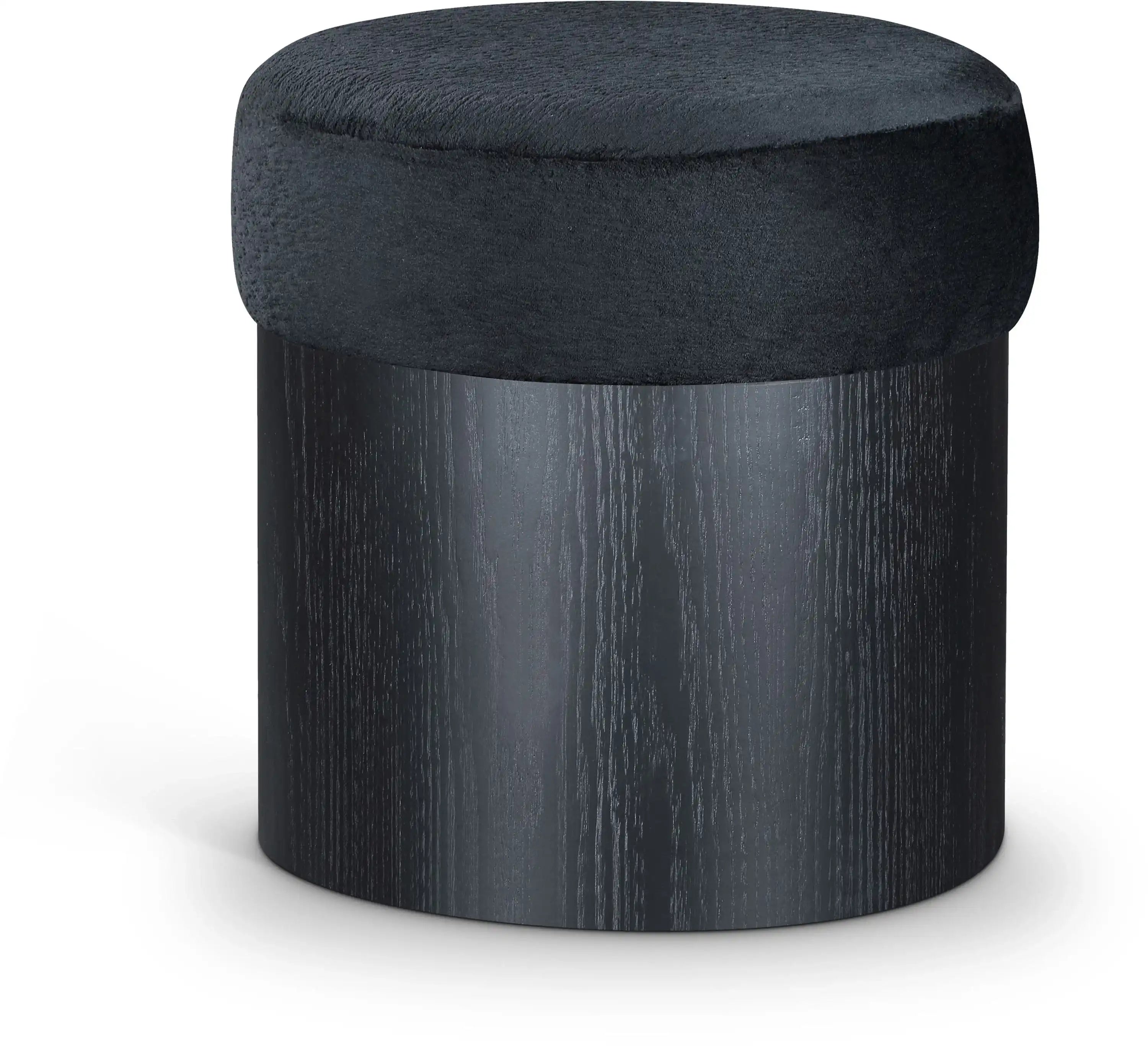 Nimes - Ottoman / Stool With Black Base - Best Buy Furniture