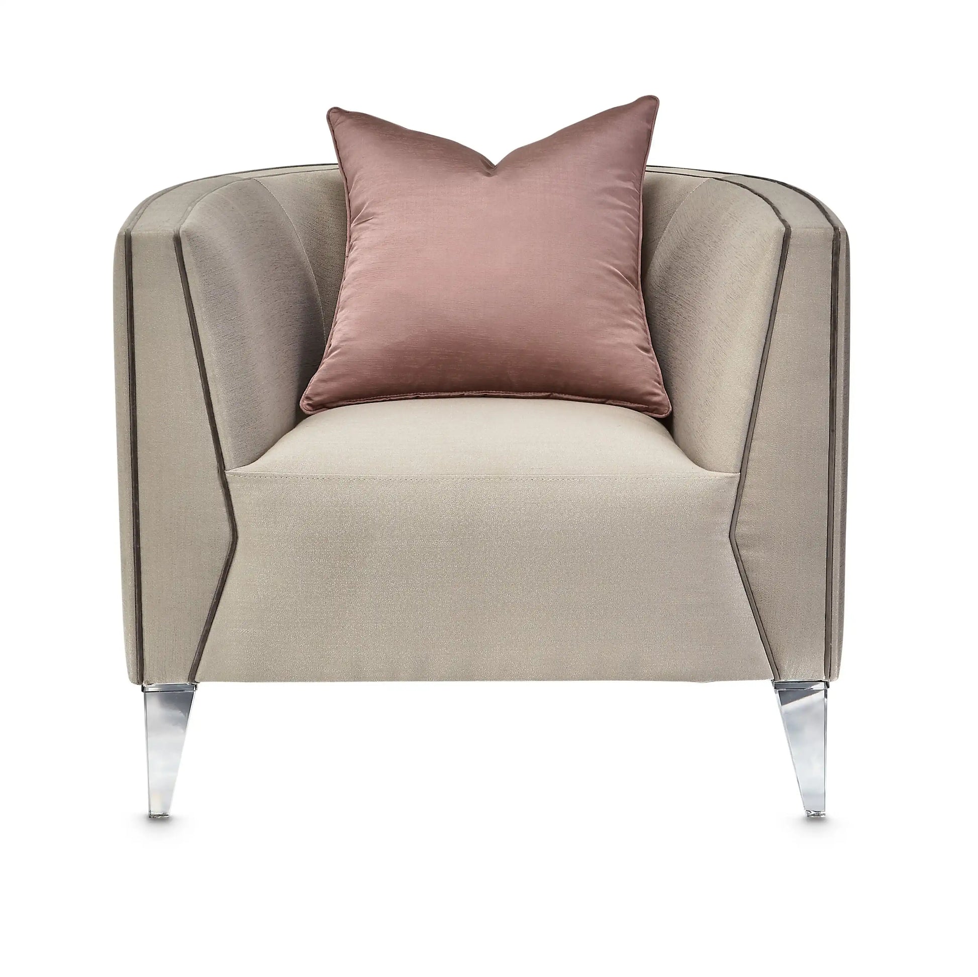 Linea - Matching Chair - Metallic/SilverMist - Best Buy Furniture
