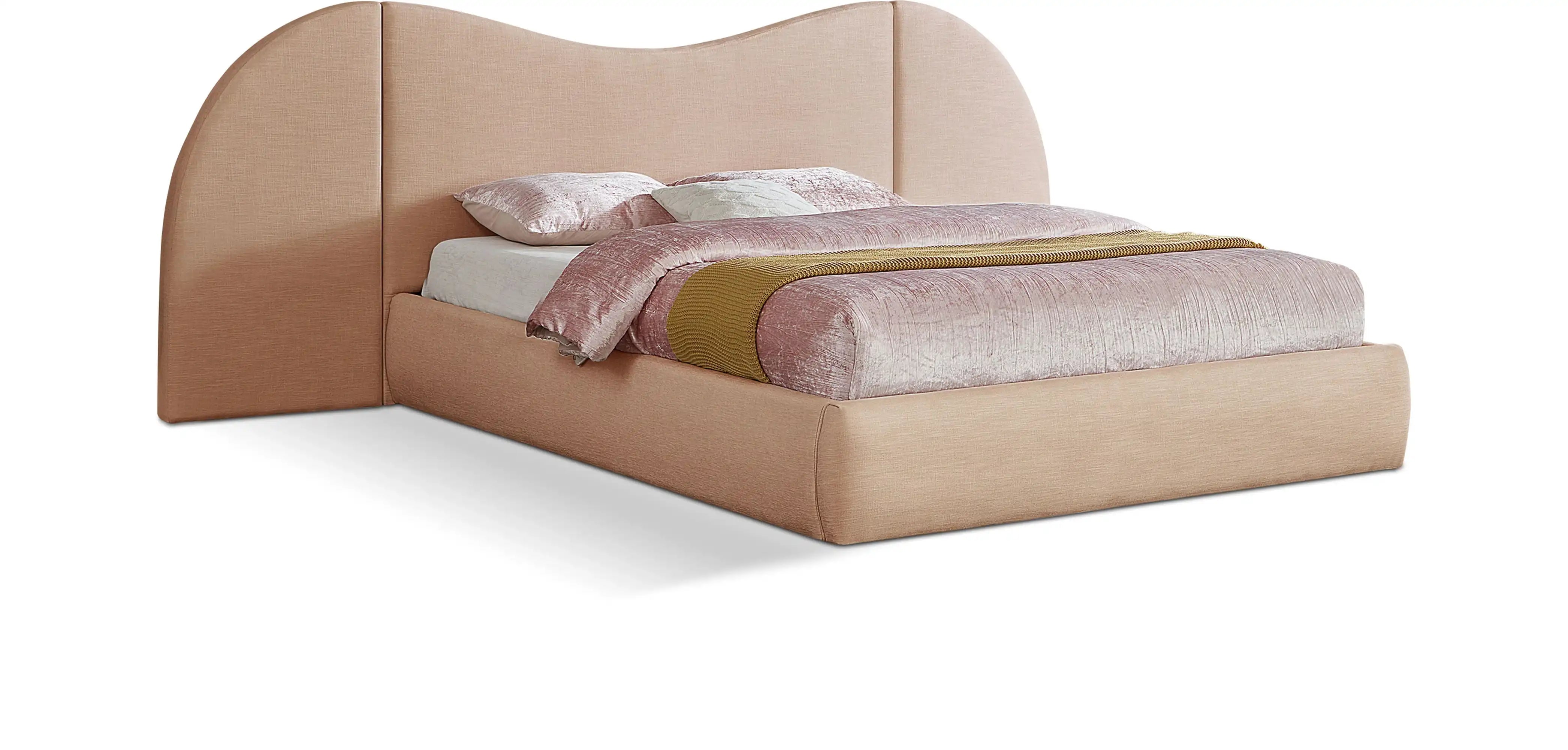 Everest - Linen Fabric Bed - Best Buy Furniture