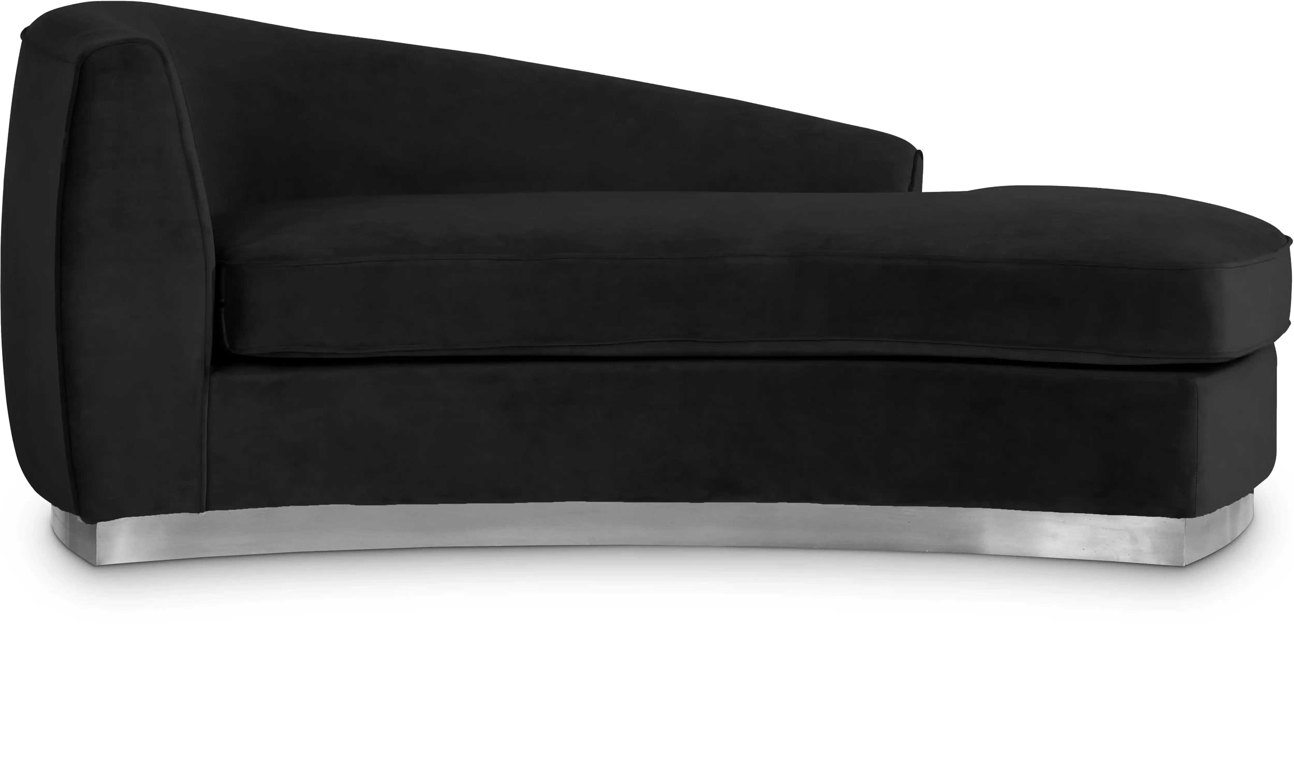 Julian - Chaise with Chrome Base - Best Buy Furniture
