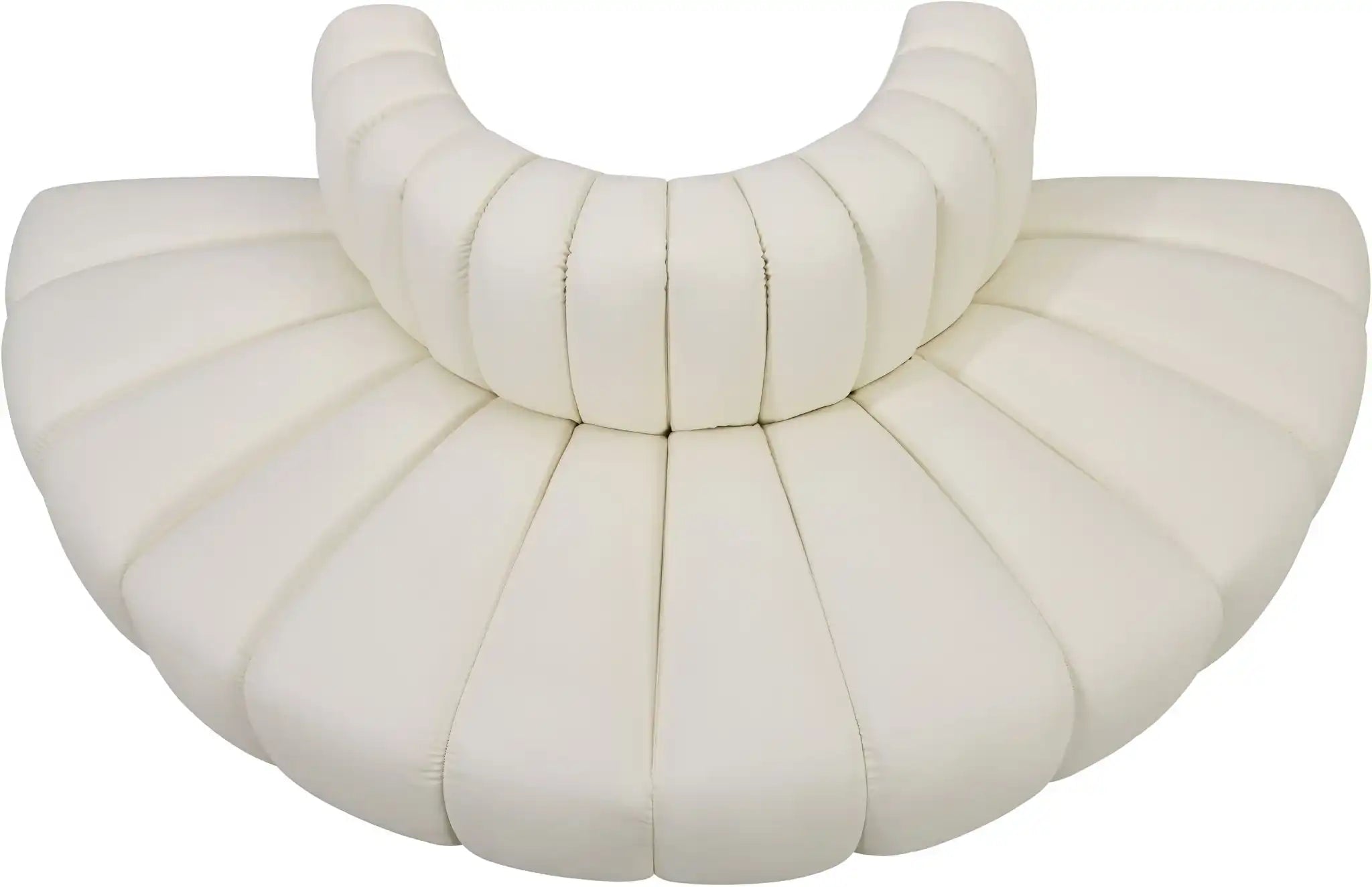 Arc - Faux Leather 4 Piece Modular Sofa