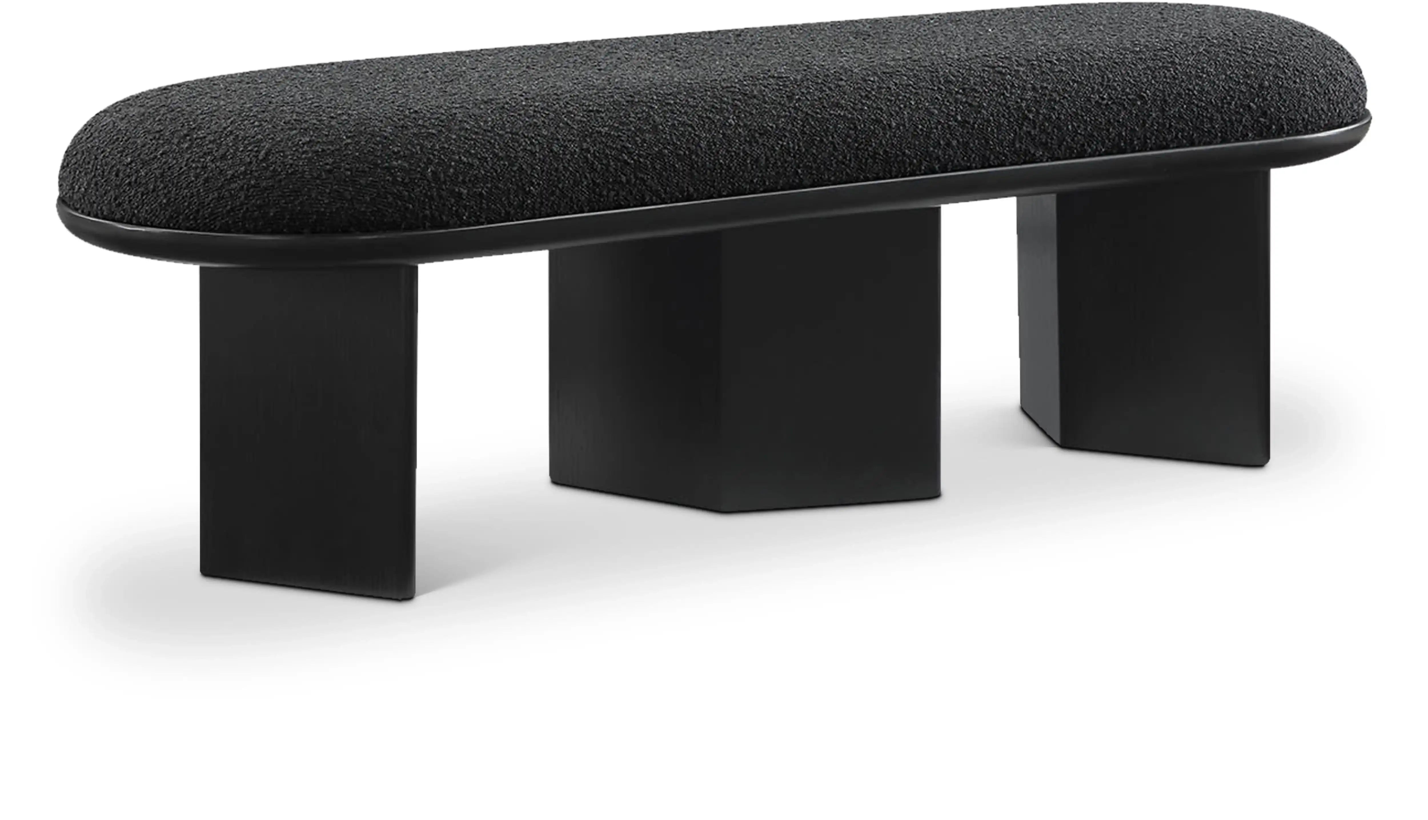 Wilshire - Bench With Black Base - Best Buy Furniture
