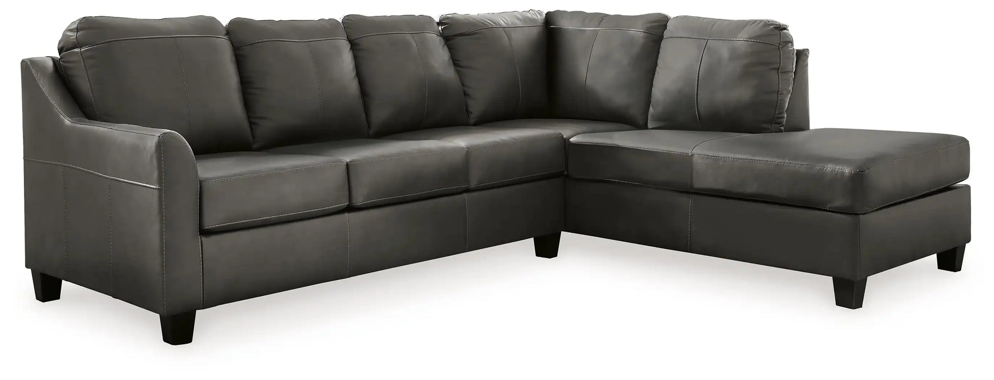 Valderno - 2-Piece Sectional With Raf Corner Chaise - Fog - Best Buy Furniture