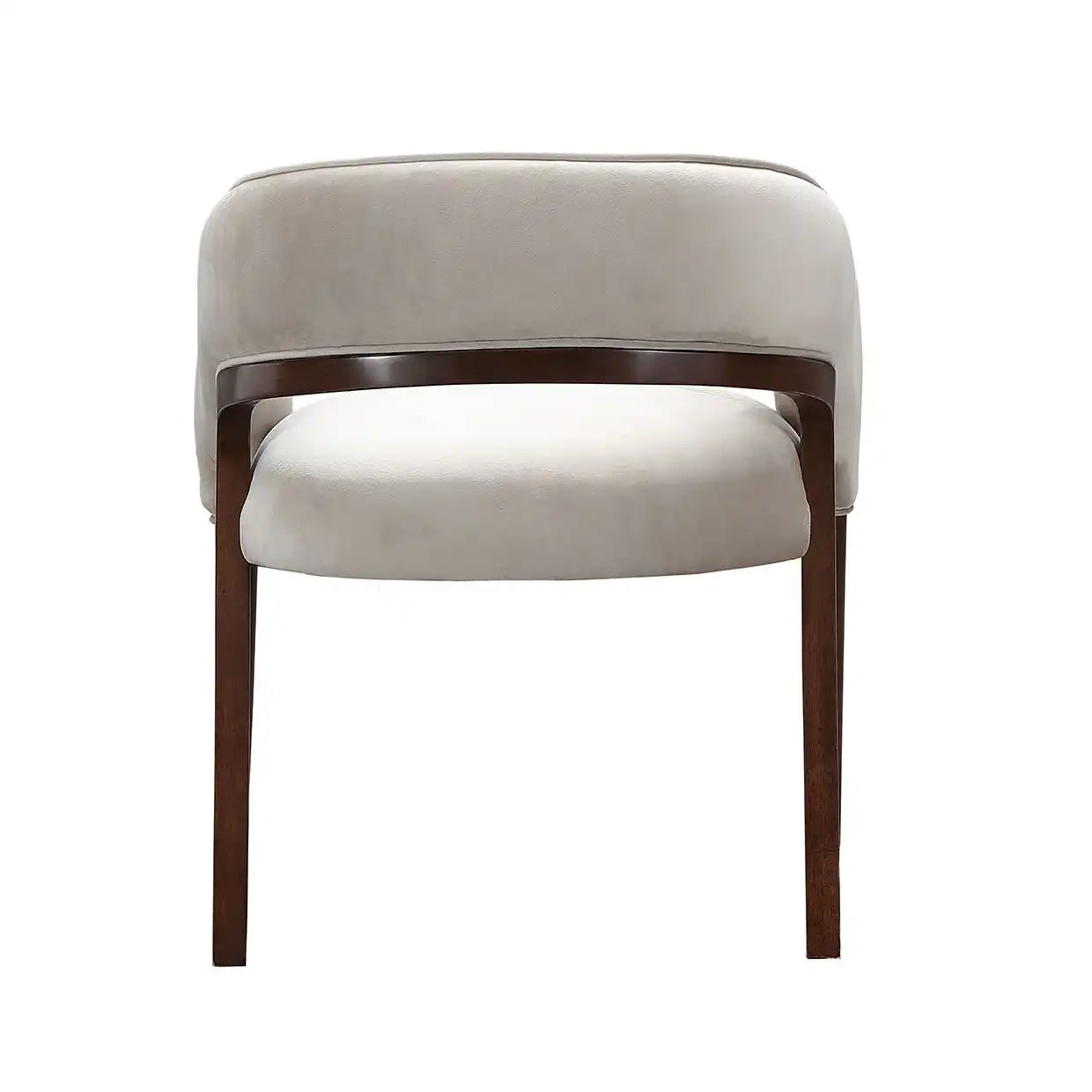 Houston - Vanity Chair - Porcini / Walnut - Best Buy Furniture