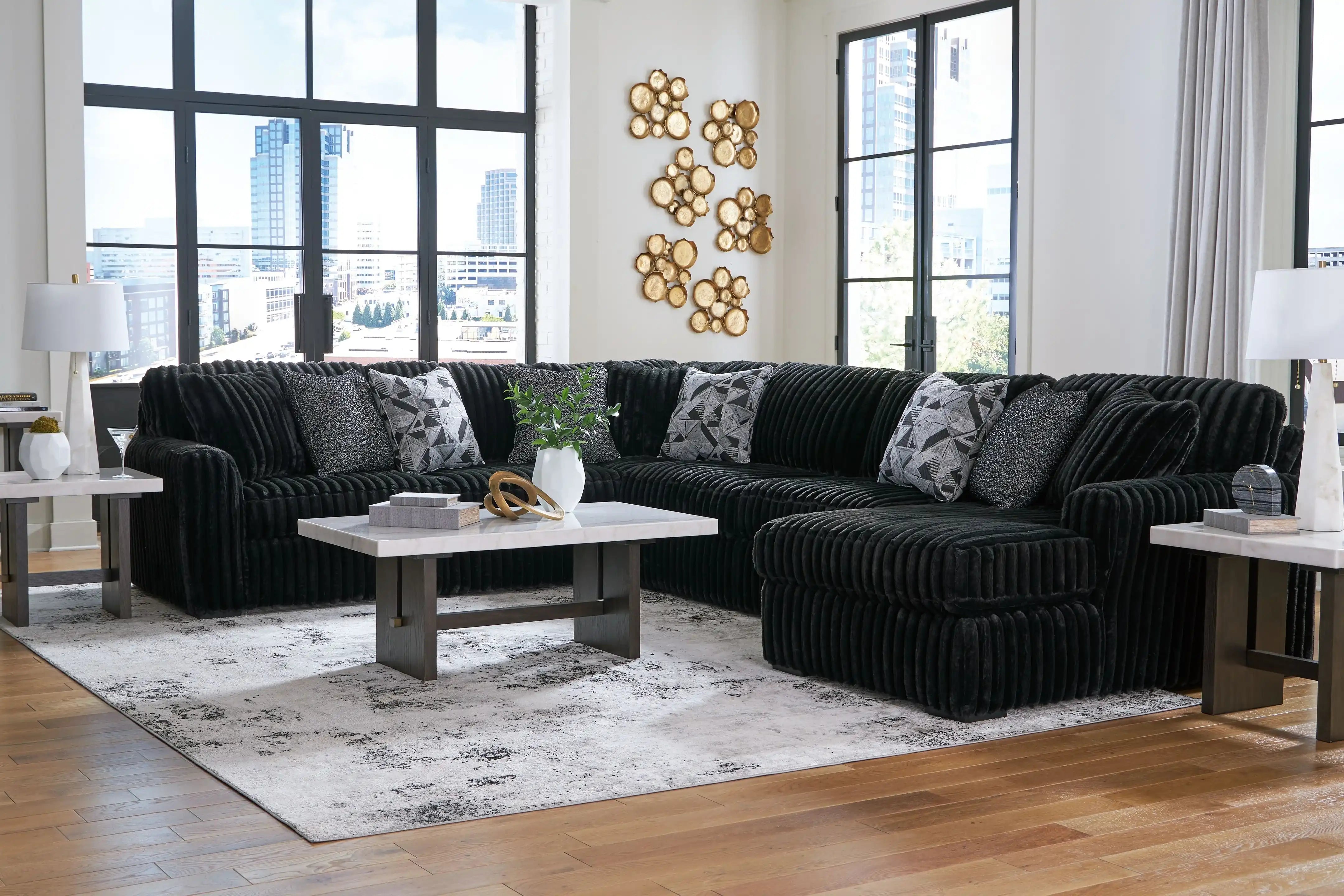 Midnight-Madness - Sectional - Best Buy Furniture