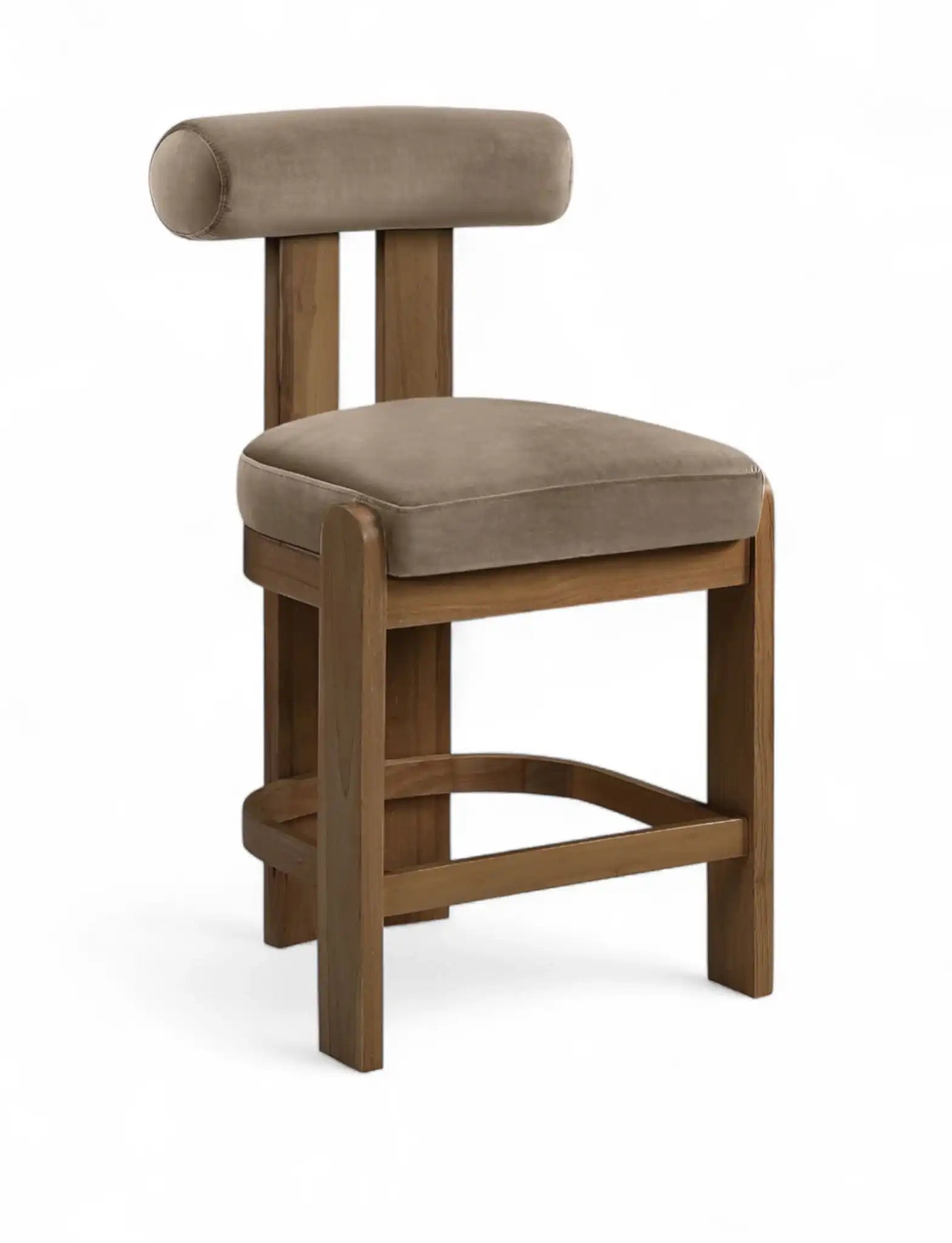 Arienzo - Velvet Upholstered Counter Stool (Set of 2) - Best Buy Furniture