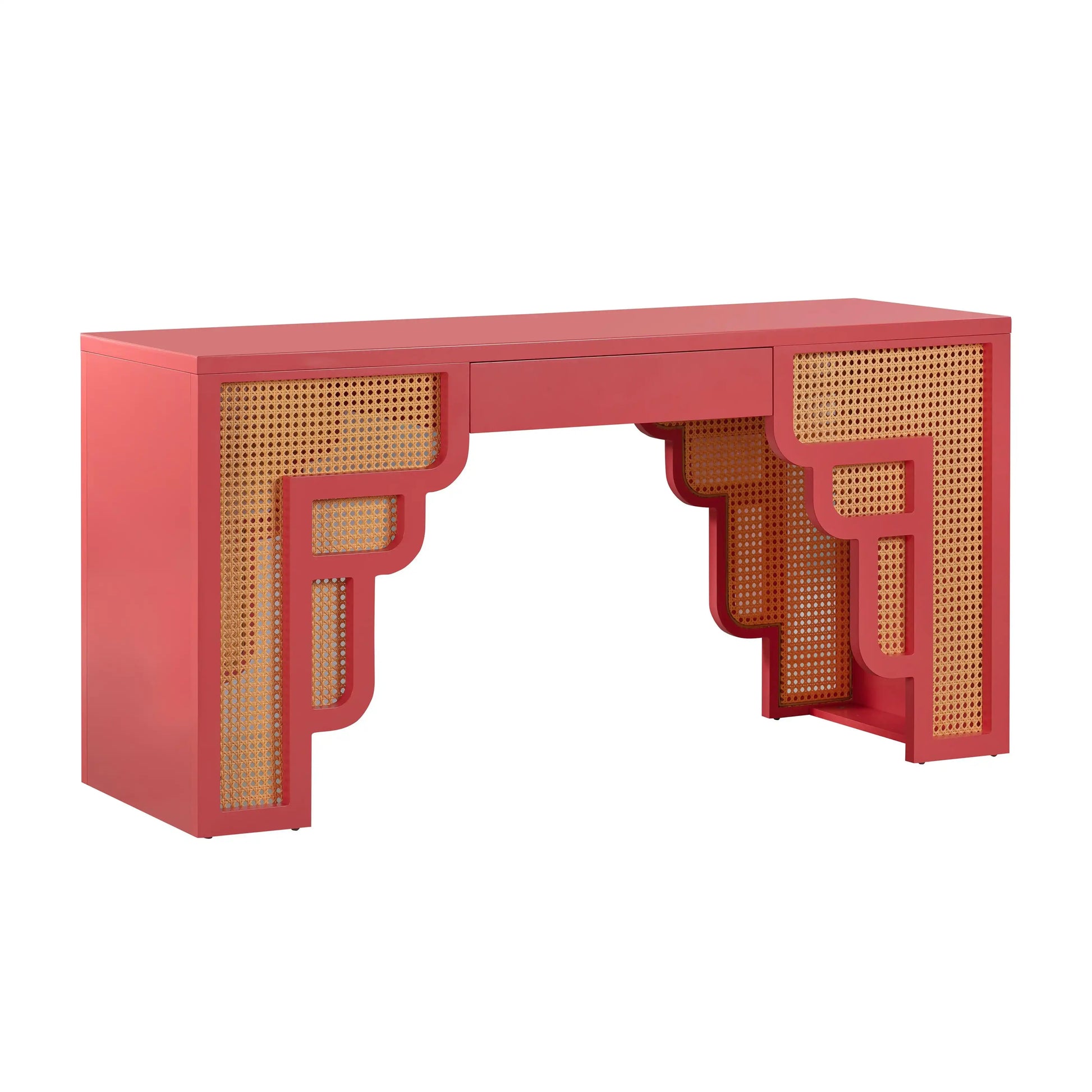 Suzie - Rattan Executive Desk - Best Buy Furniture