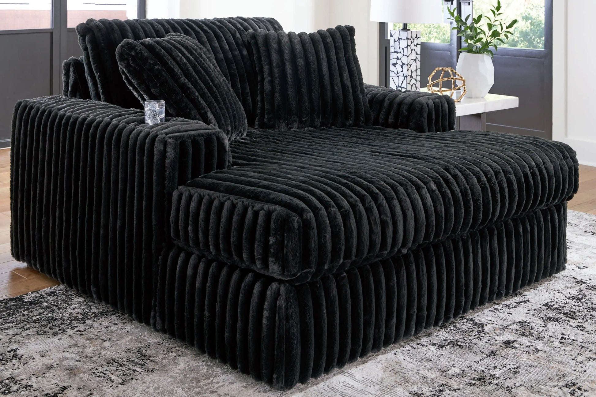 Midnight-Madness - Oversized Chaise - Best Buy Furniture