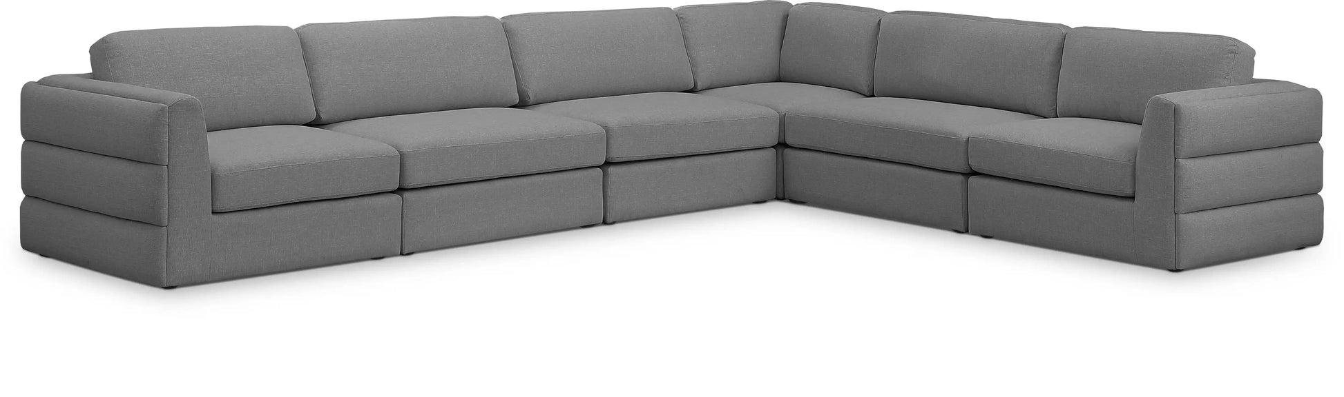 Beckham - 6 Piece Modular Corner Sectional - Best Buy Furniture