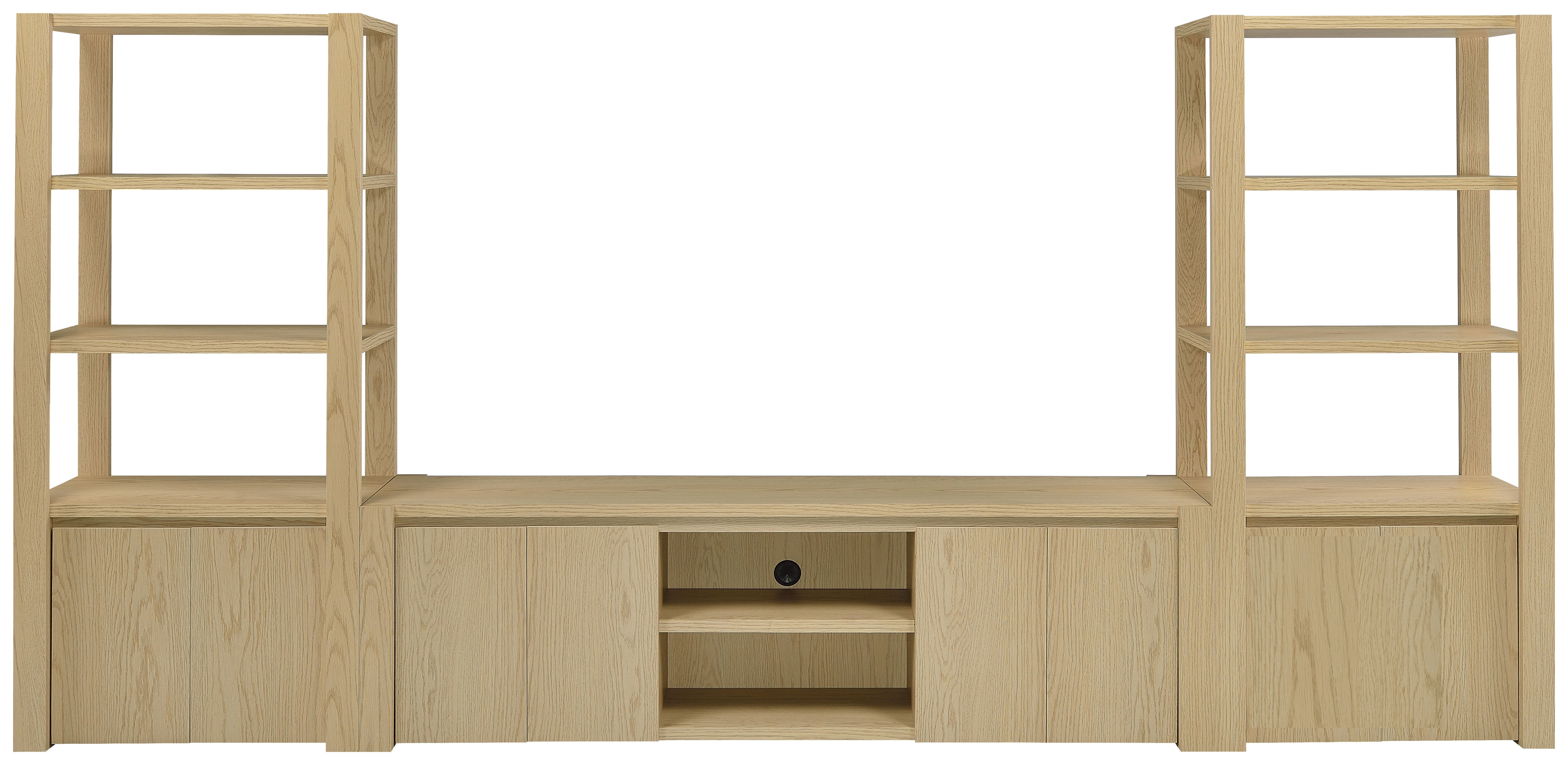 Laurelton 78-inch 4-door TV Stand Media Console Light Oak-