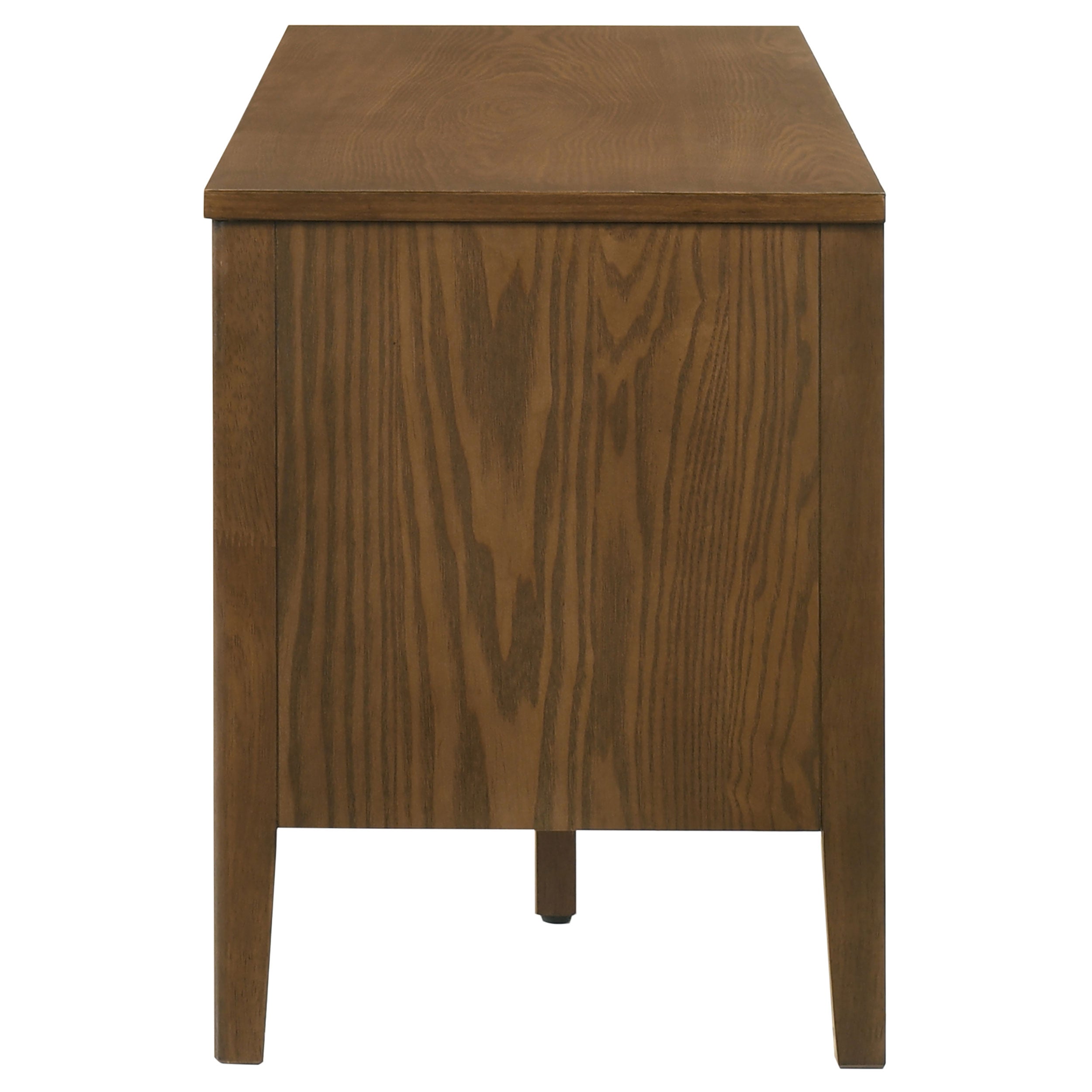 Thori 63-inch 2-door TV Stand Media Console Dark Brown-