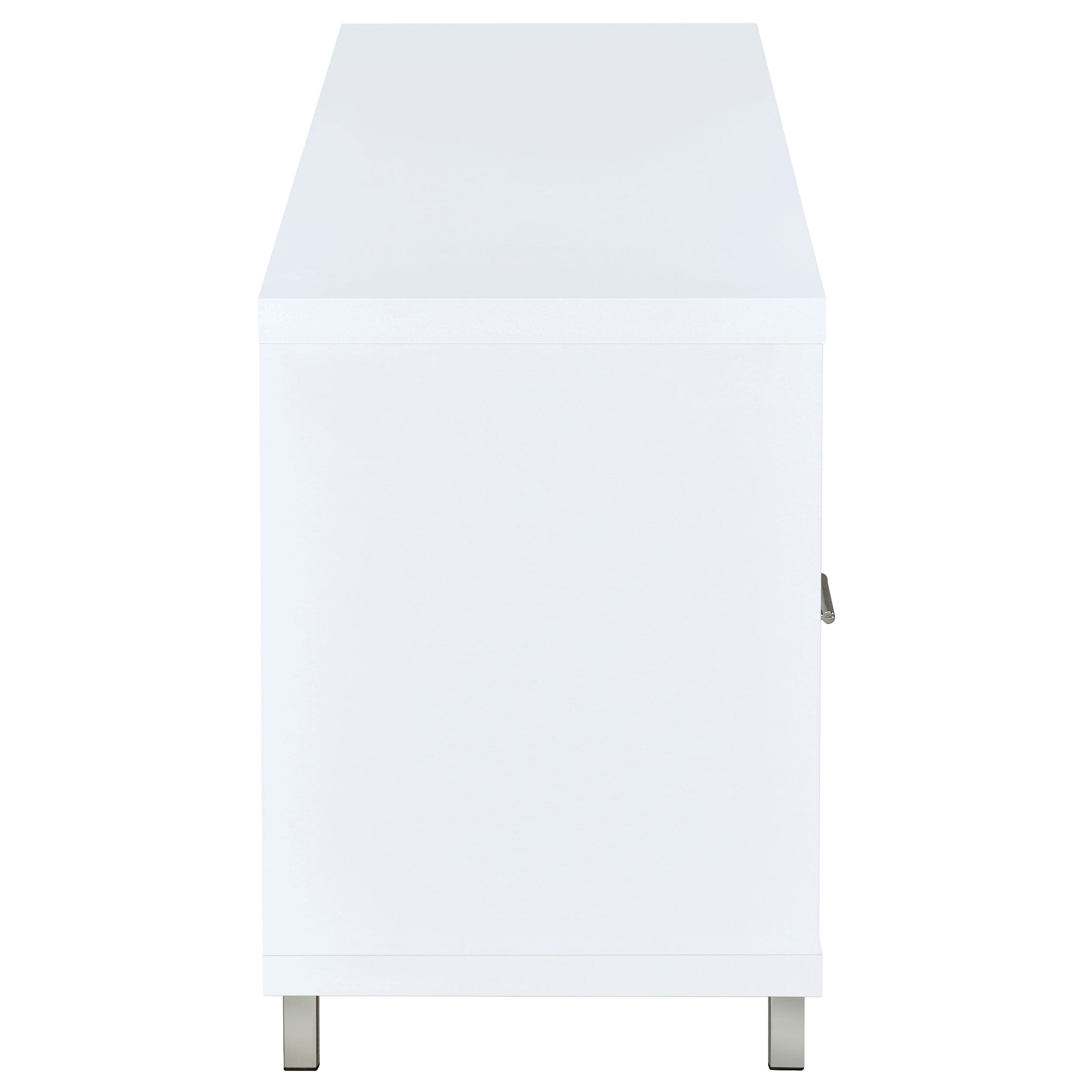 Casey 2-drawer Engineered Wood 60-inch TV Stand White-CoasterEssence