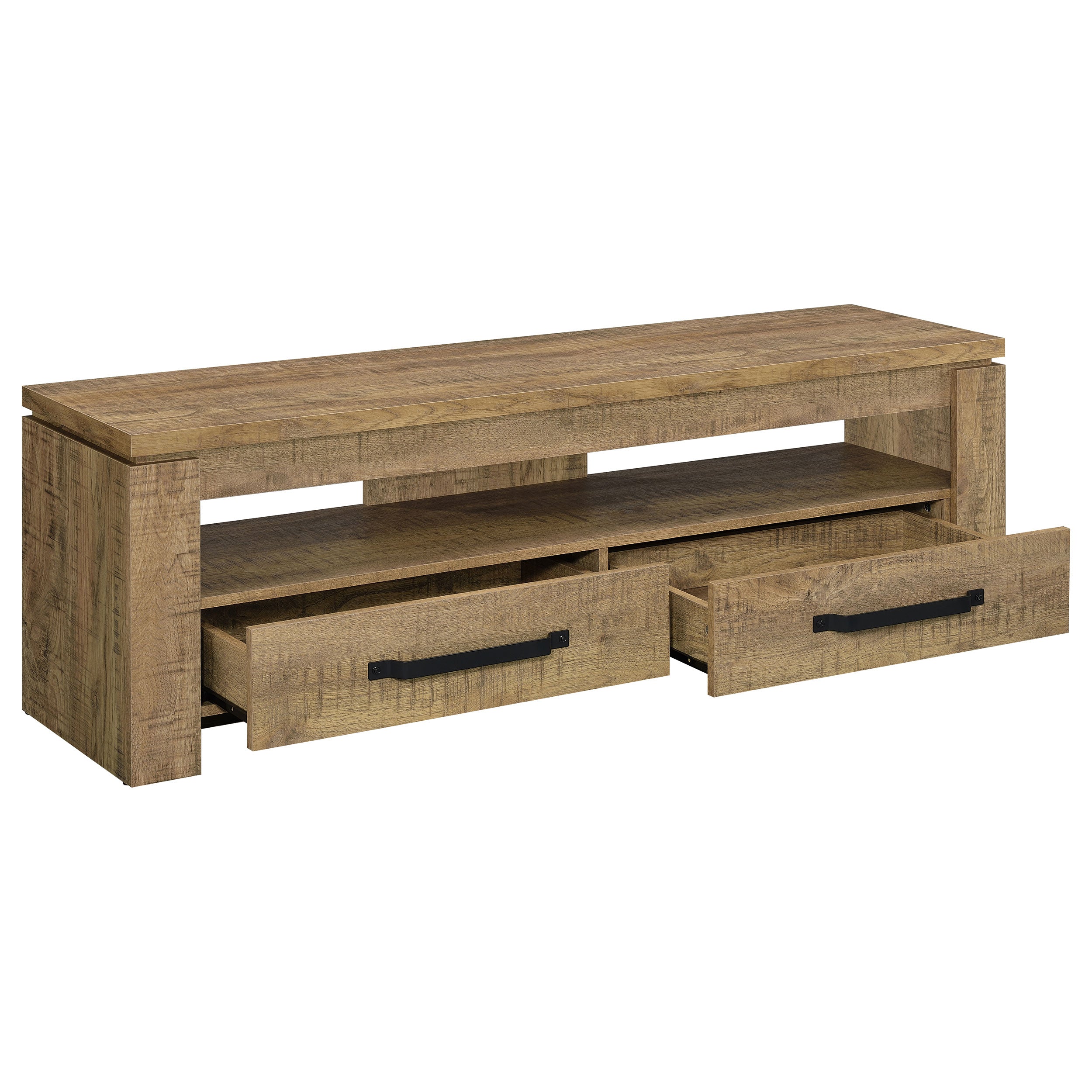 Elkton 2-drawer Engineered Wood 59-inch TV Stand Mango-