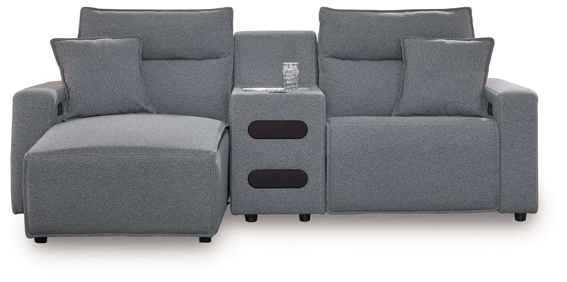 ModMax II - Salt And Pepper - Reclining Sectional - Best Buy Furniture