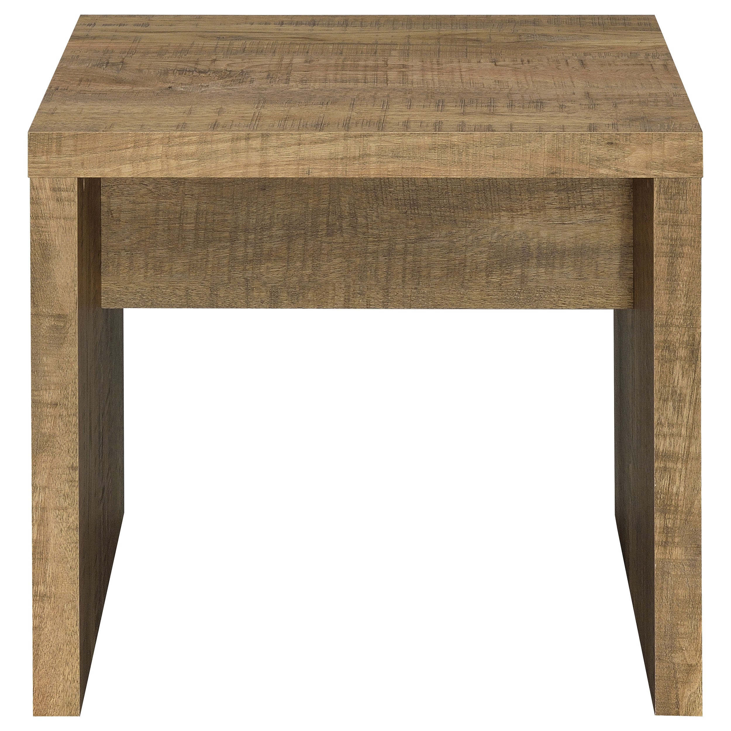 Lynette Square Engineered Wood End Table Mango-