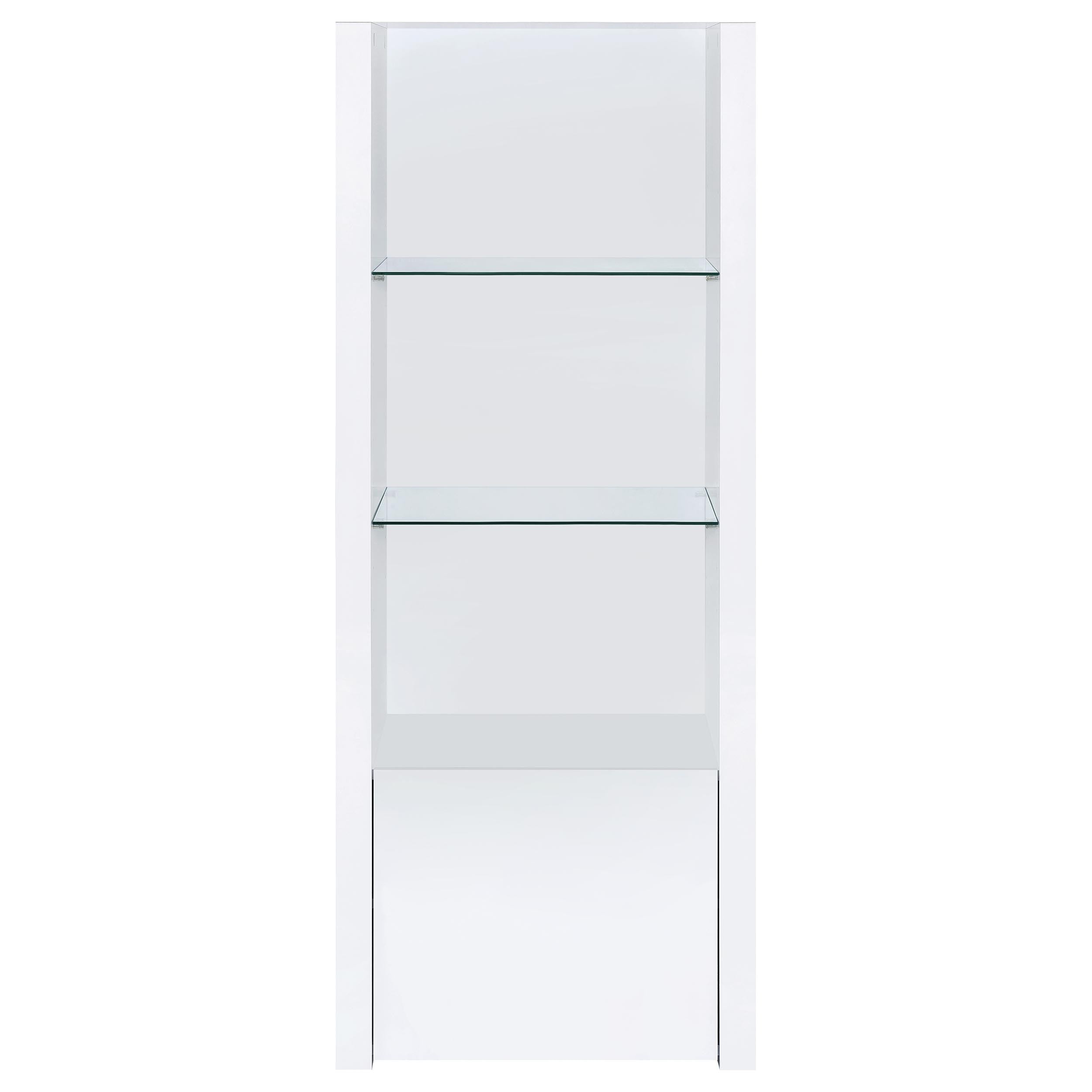 Jude 3-piece 71-inch TV Entertainment Center White High Gloss-