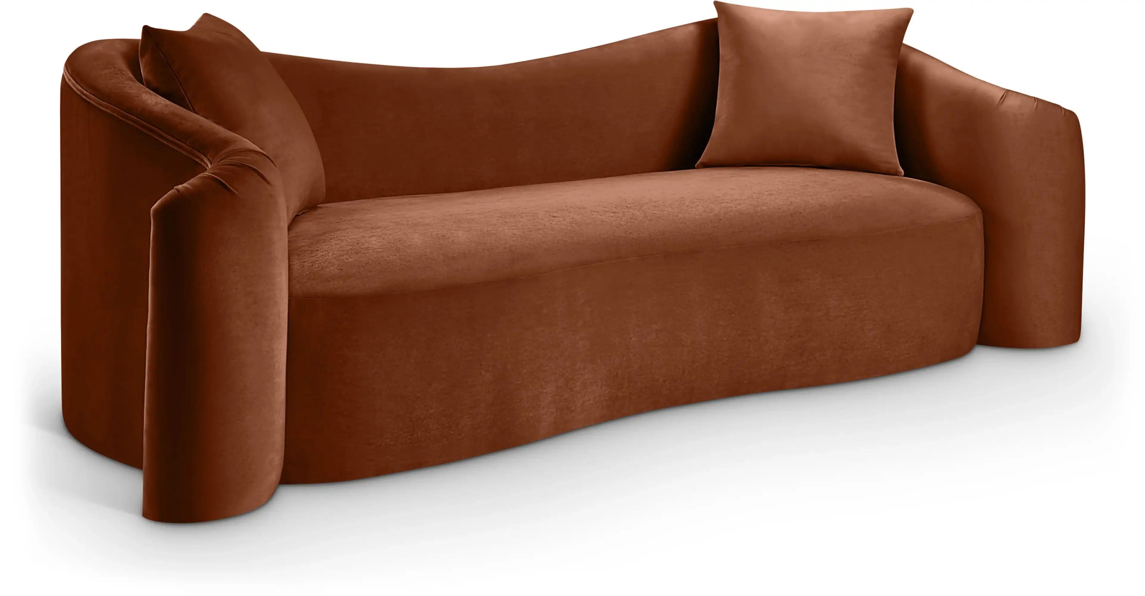 Destin - Velvet Sofa - Best Buy Furniture