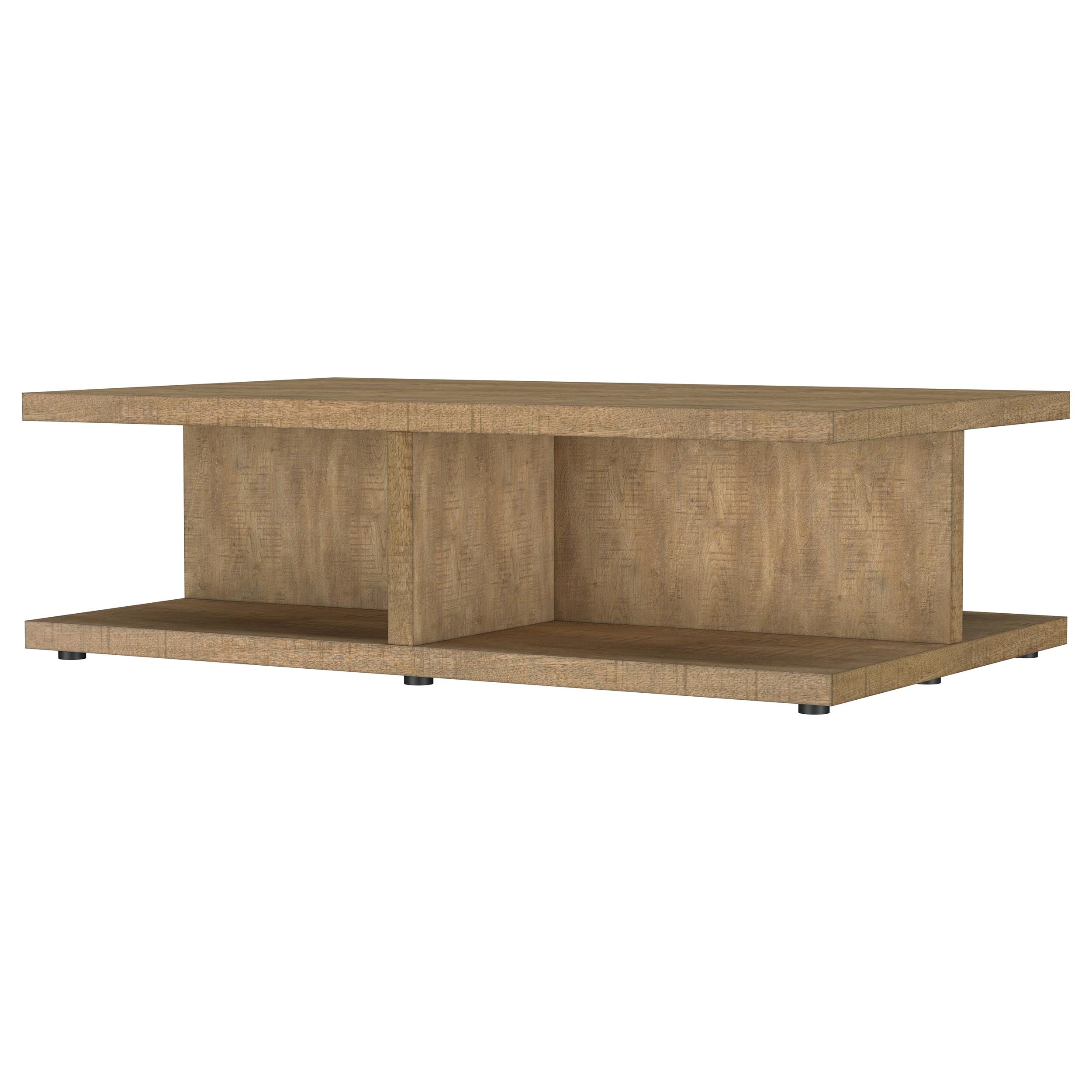 Cortona Square Engineered Wood Cocktail Coffee Table Mango-