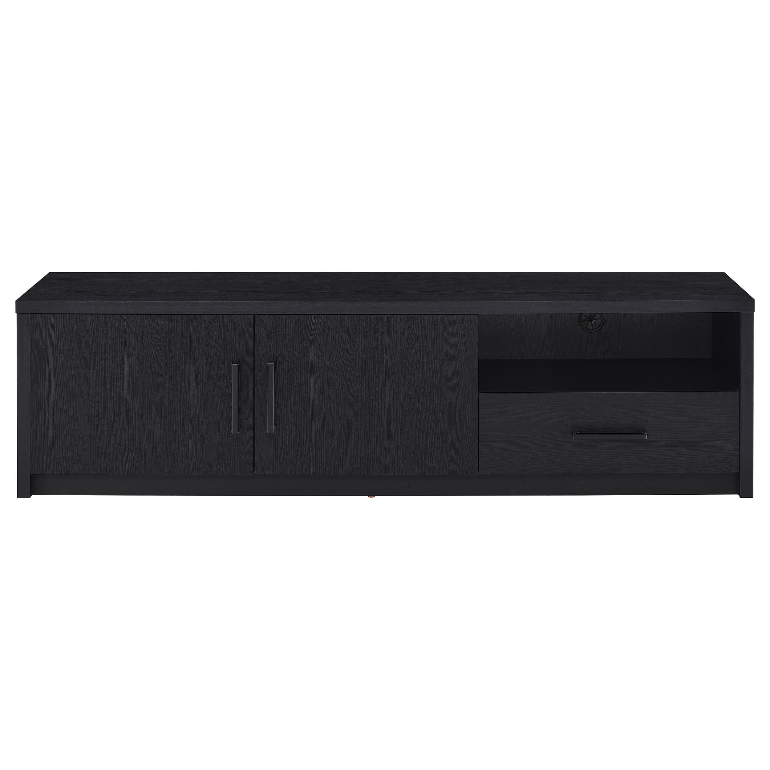 Murray 70-inch 2-door TV Stand Media Console Black-
