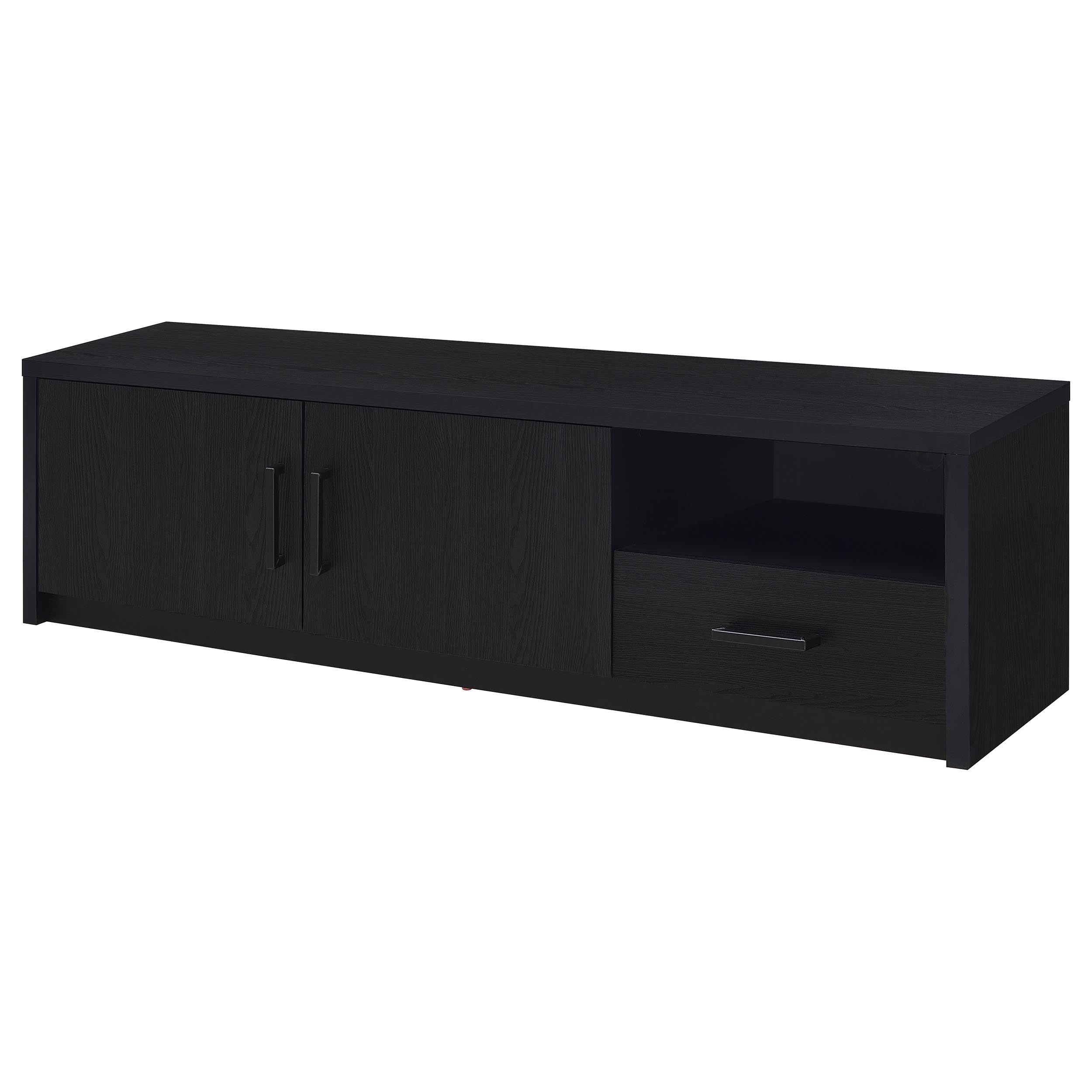Murray 70-inch 2-door TV Stand Media Console Black-