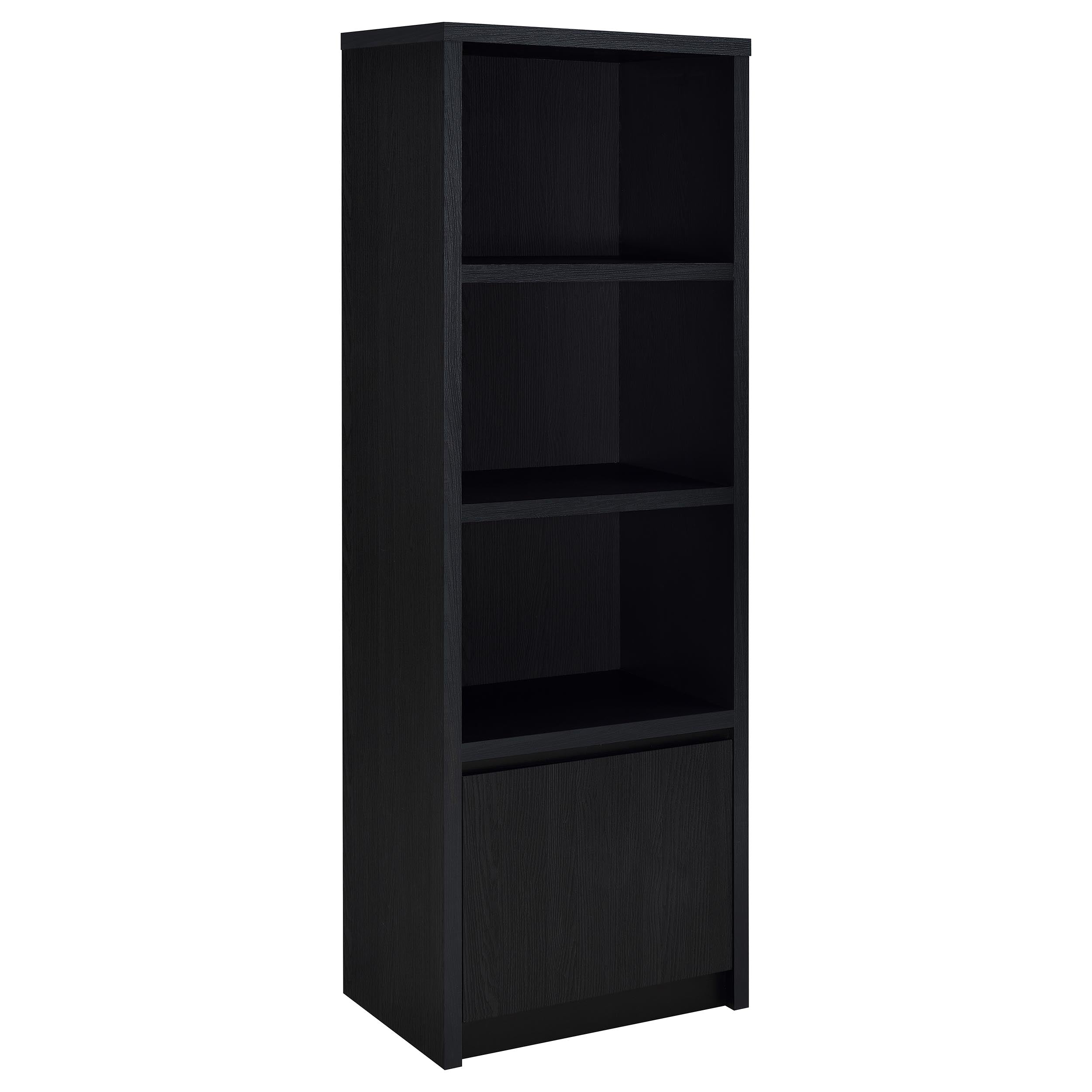 Winfield 3-shelf Media Tower Entertainment Pier Black-