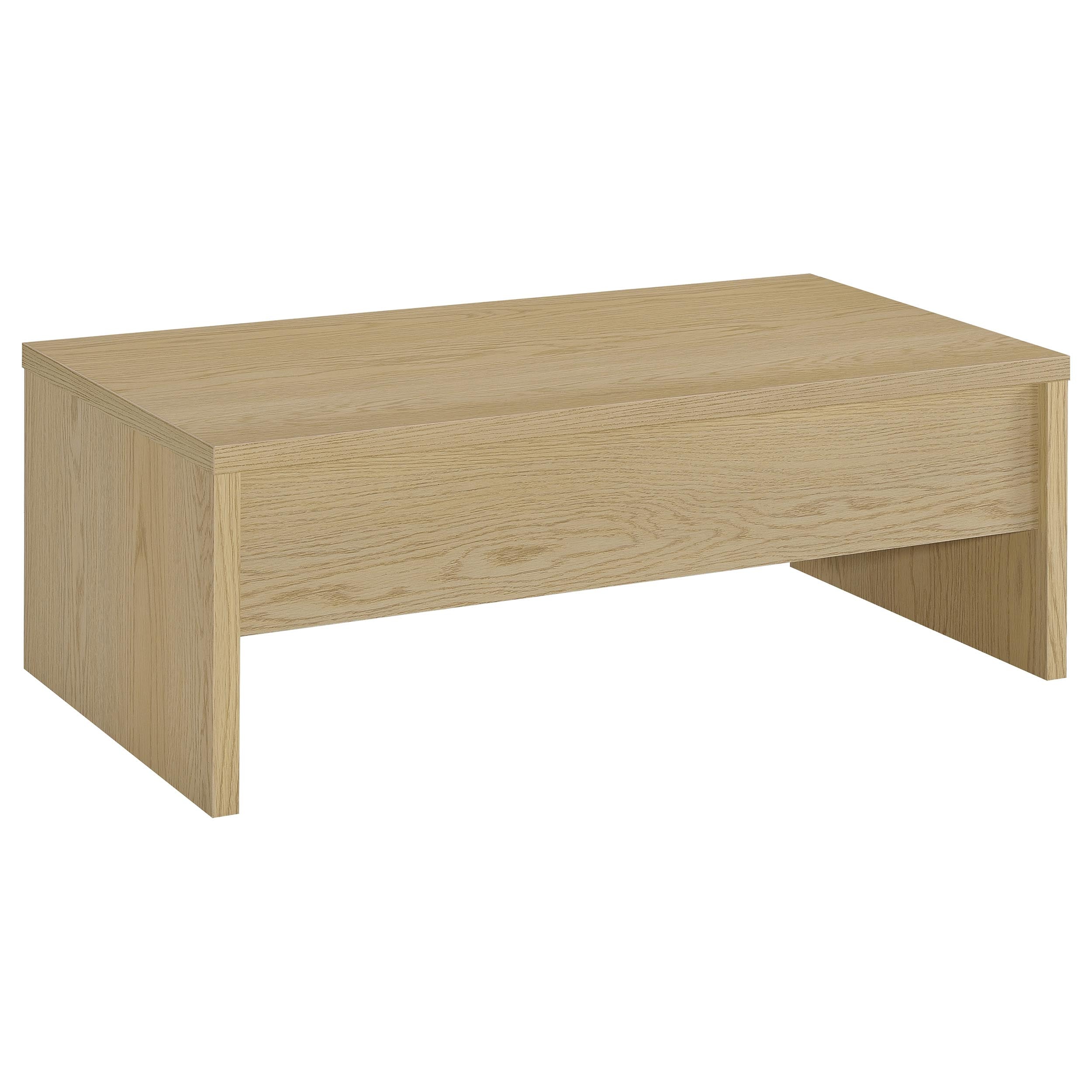 Canoga Engineered Wood Lift Top Coffee Table Light Oak-