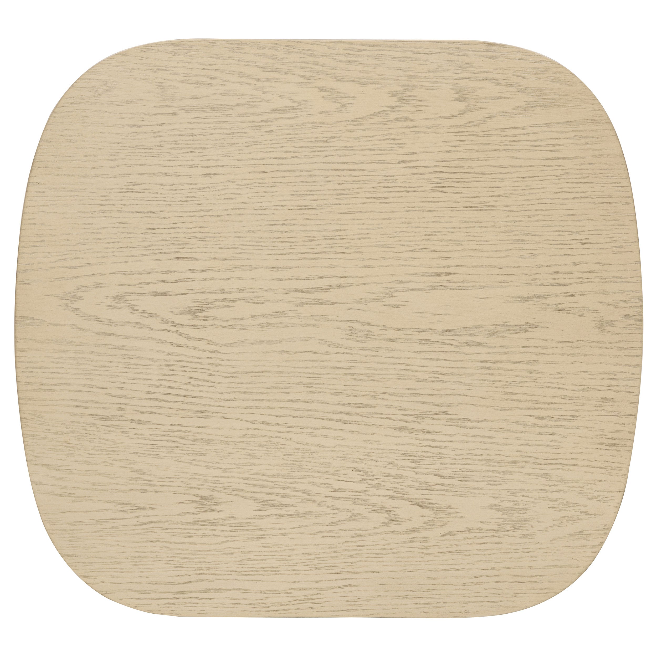 Kailani Coastal Square End Side Table with Shelf Beige Oak-