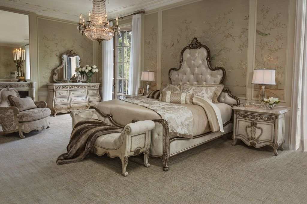 Platine de Royale - Non-Storage Bed Bench - Champagne - Best Buy Furniture