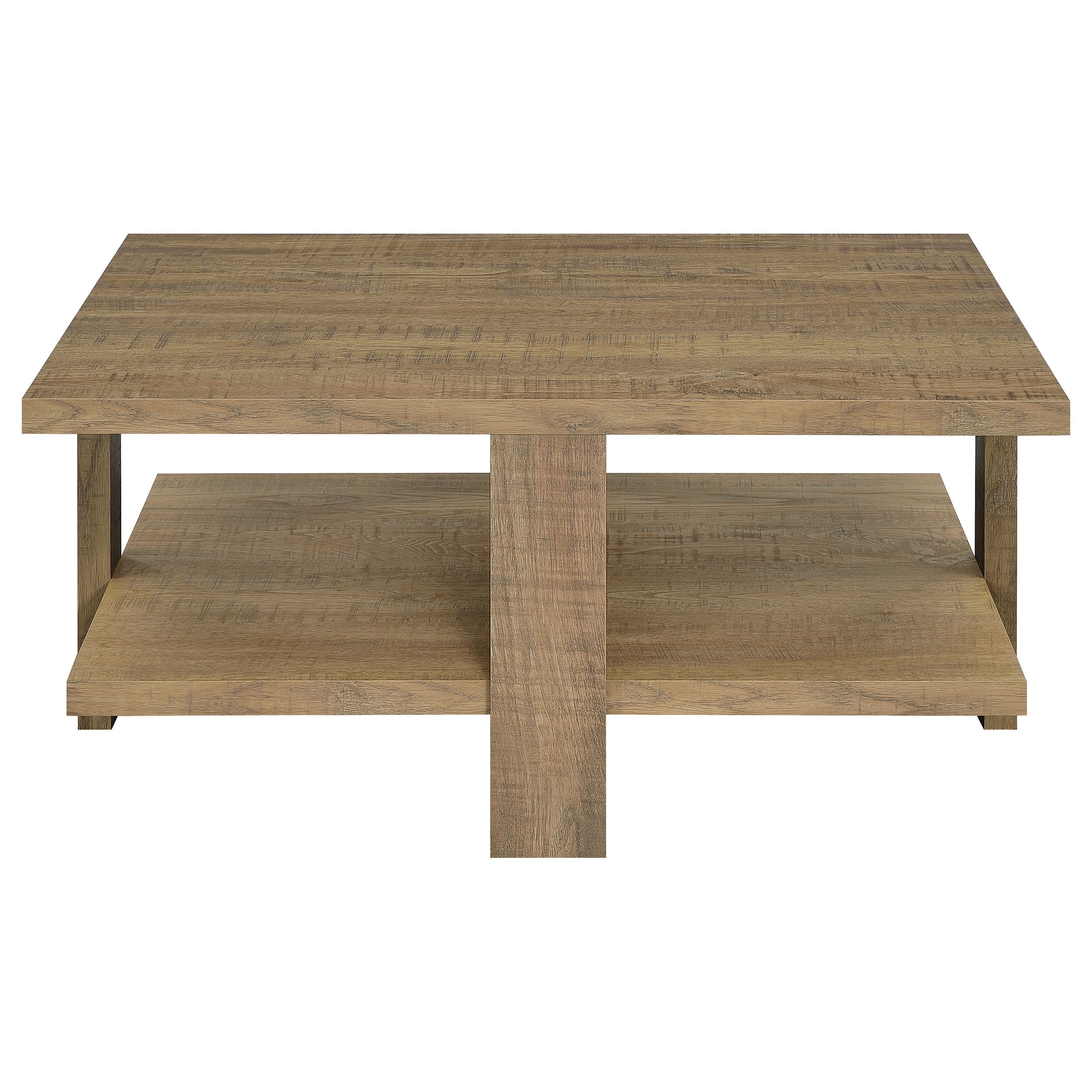Dawn Square Engineered Wood Coffee Table Mango Brown-