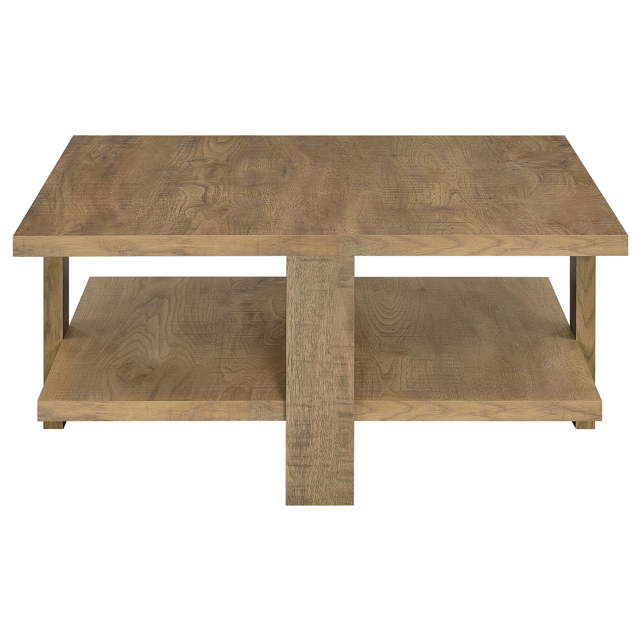 Dawn Square Engineered Wood Coffee Table Mango Brown-