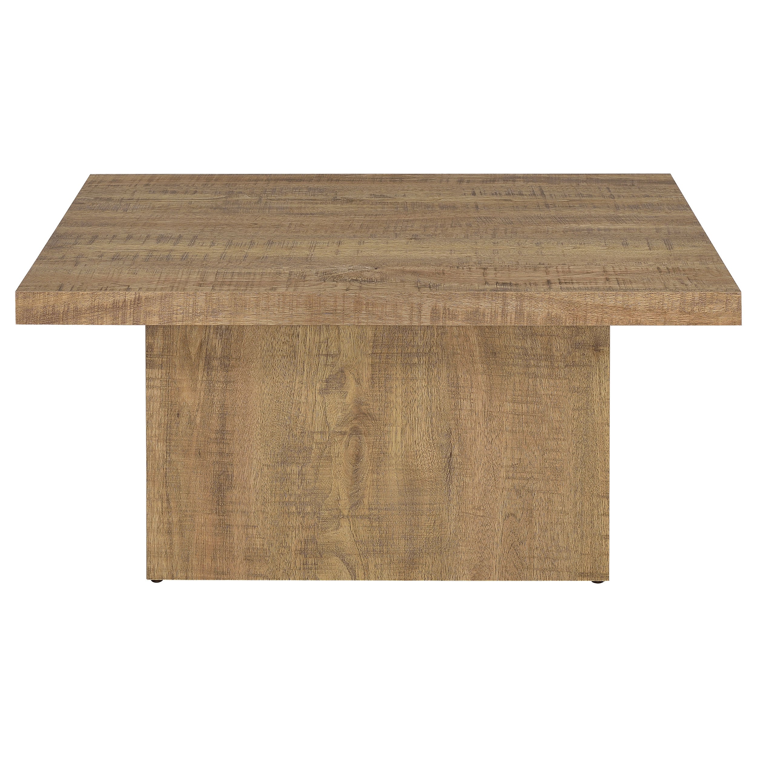 Devar Square Engineered Wood Coffee Table Mango Brown-