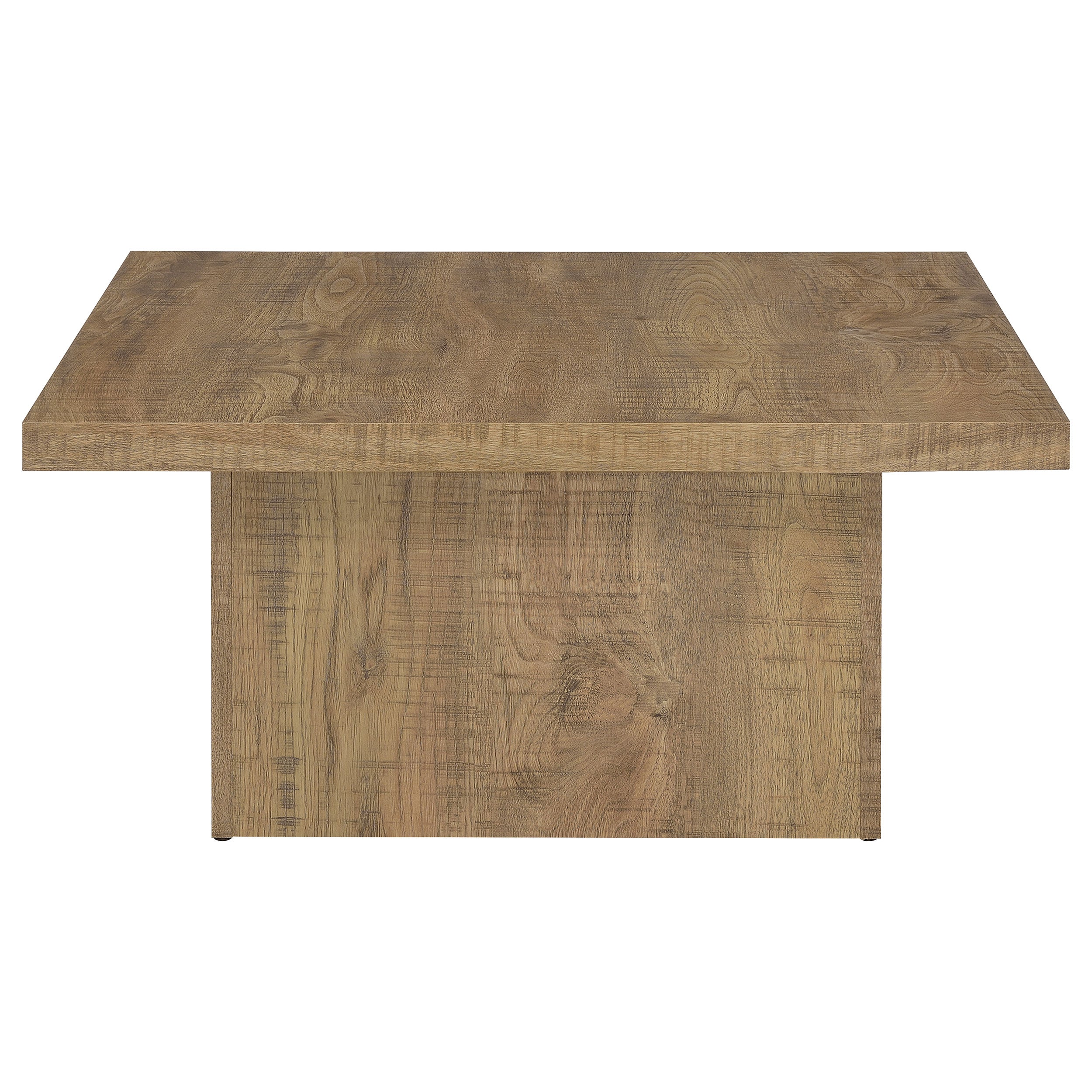 Devar Square Engineered Wood Coffee Table Mango Brown-