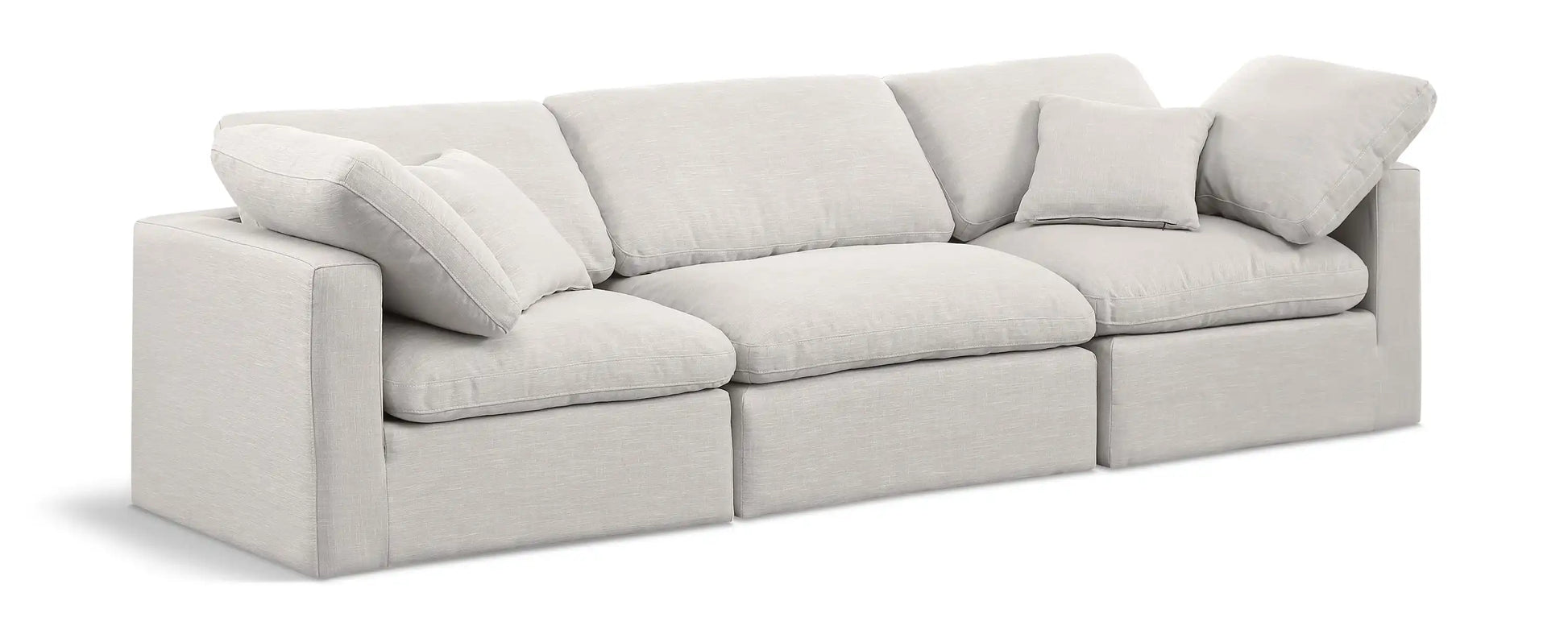 Indulge - Linen 3 Seat Modular Sofa - Best Buy Furniture