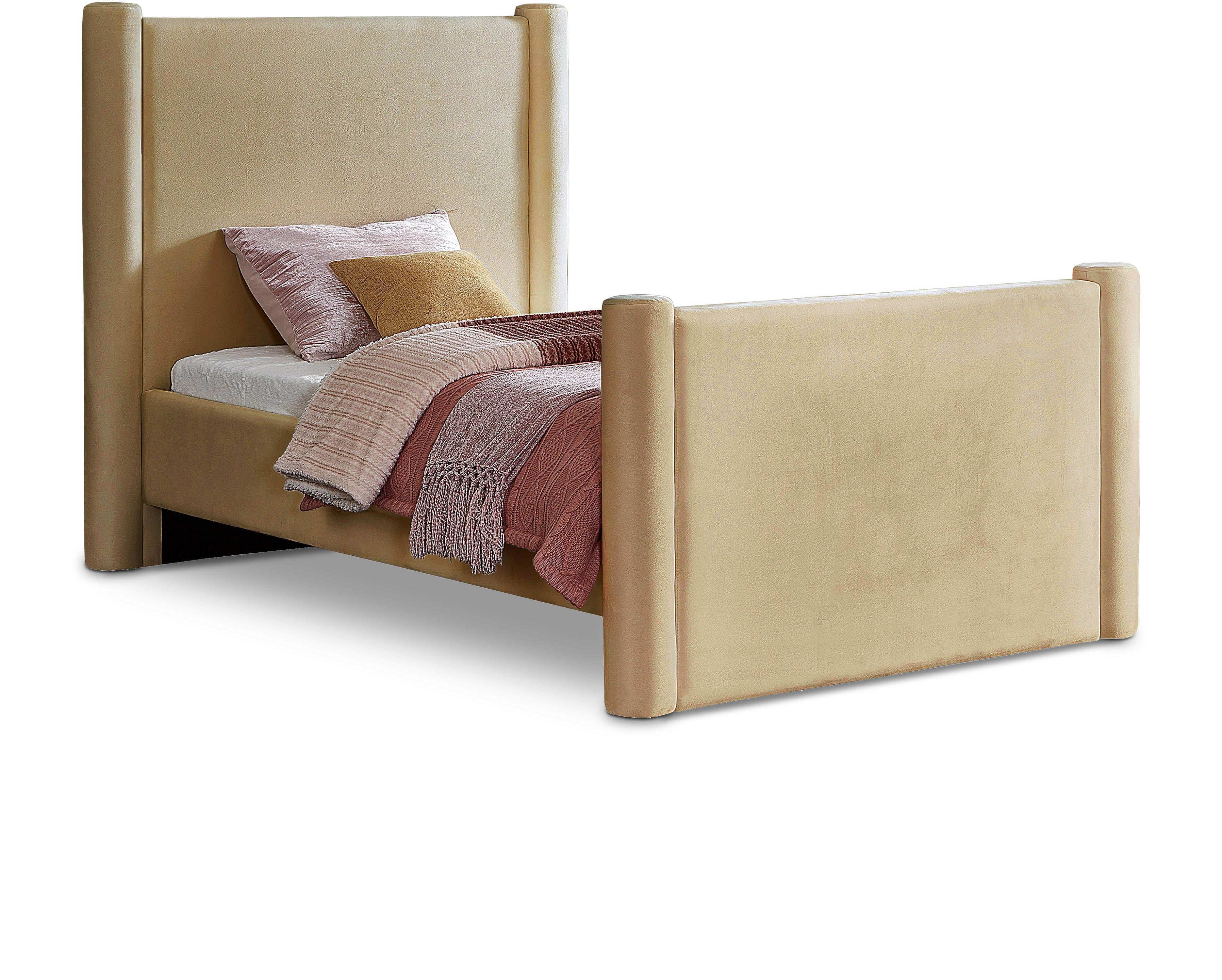 Elias - Velvet Bed - Best Buy Furniture