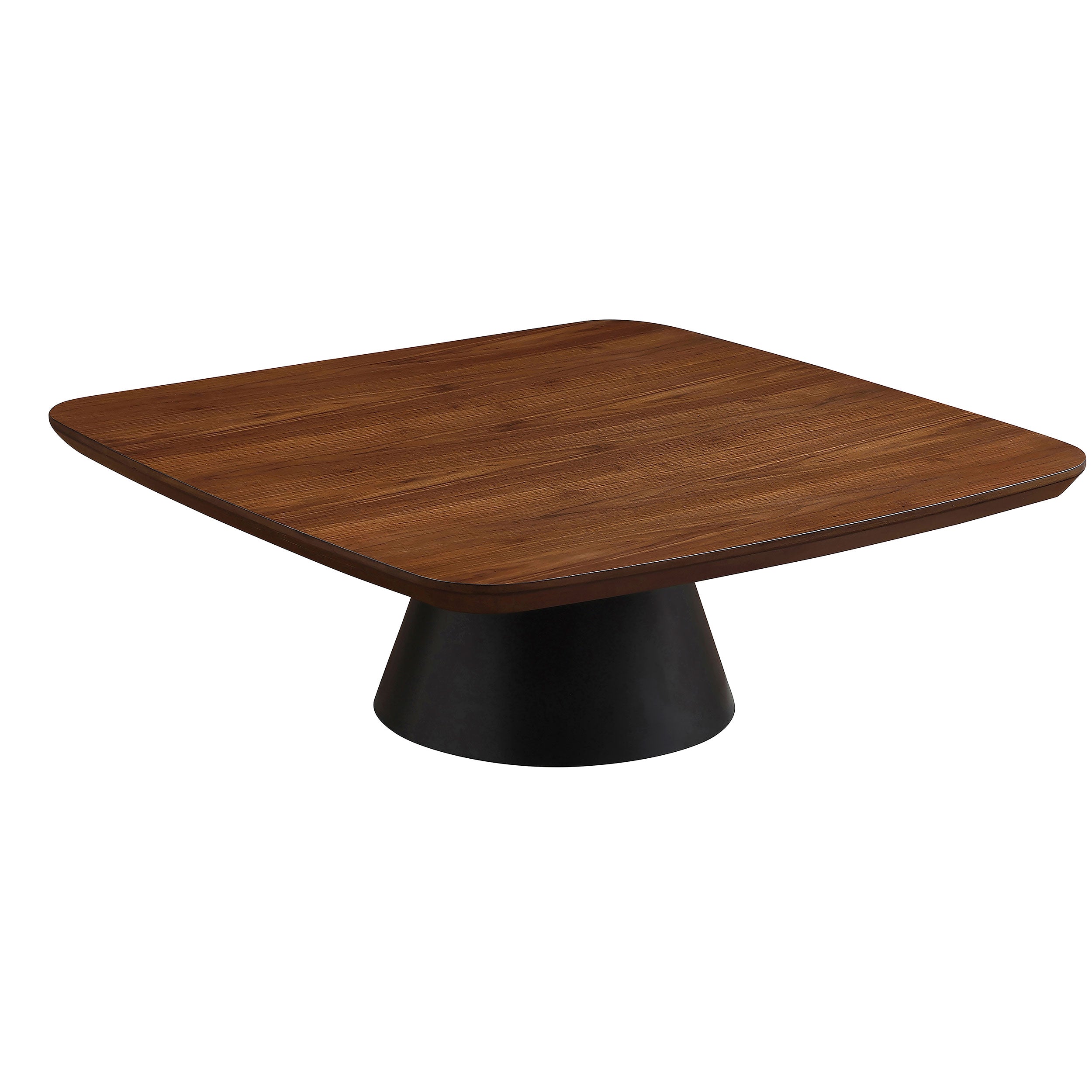 Eason 2-piece Coffee Table Set Walnut and Black-